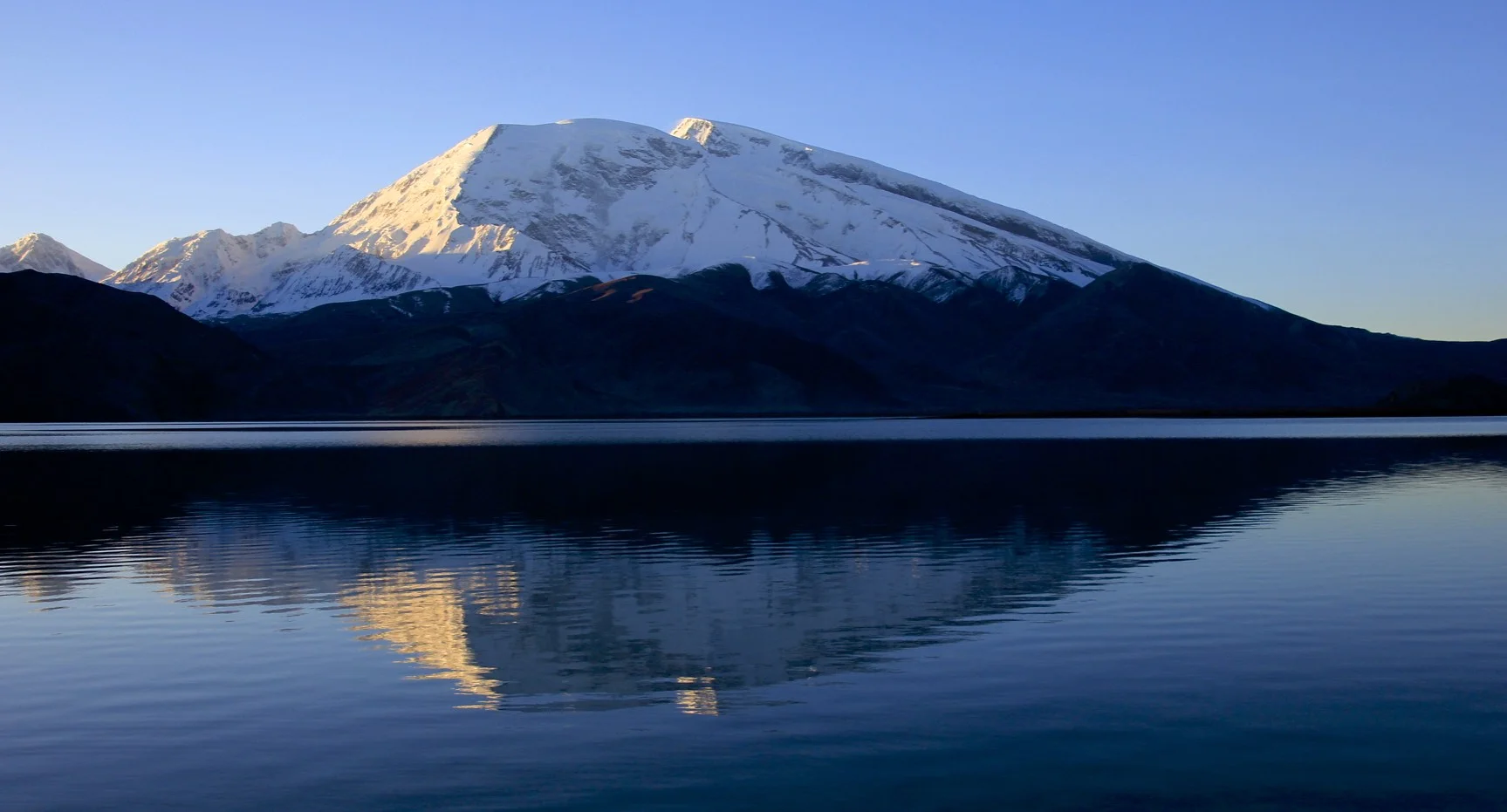 Muztagh Ata and Karakul Lake
