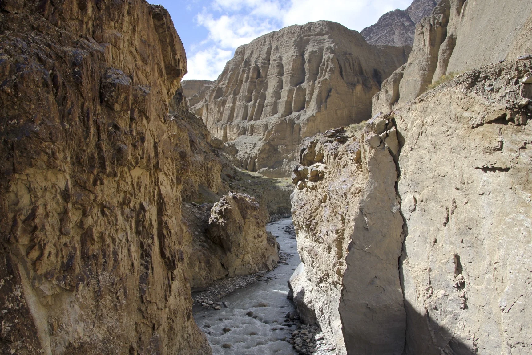 The gorges of the north Karakoram - near Aghil Pass