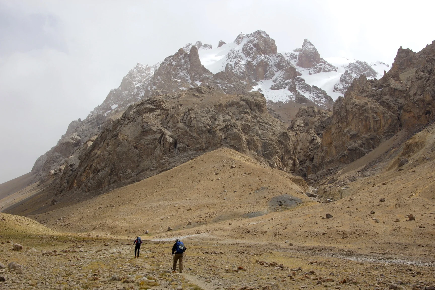 The approach to the Aghil Pass
