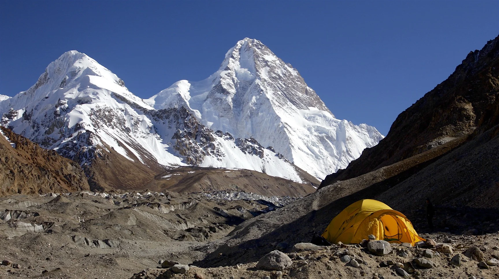 The Italian BC on the K2 Glacier