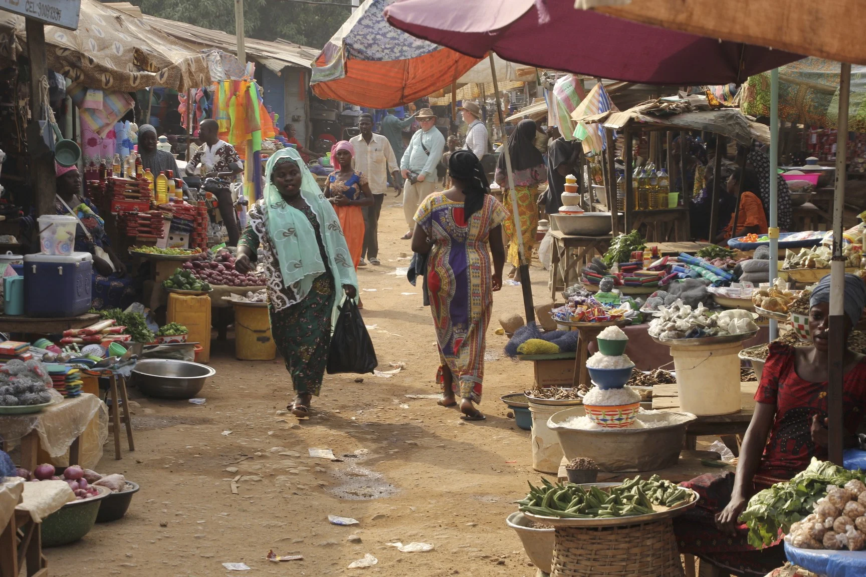 Local market in Sokode, Togo