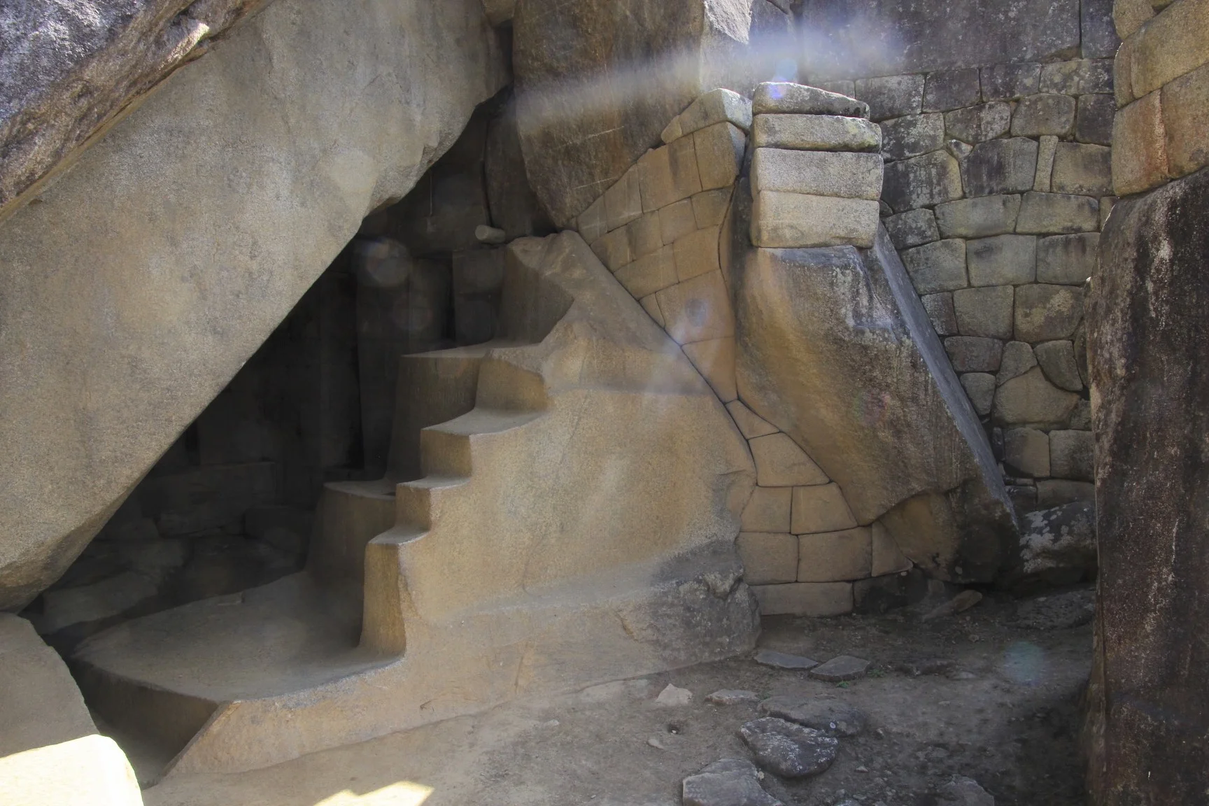 The Temple of the Sun at Machu Picchu