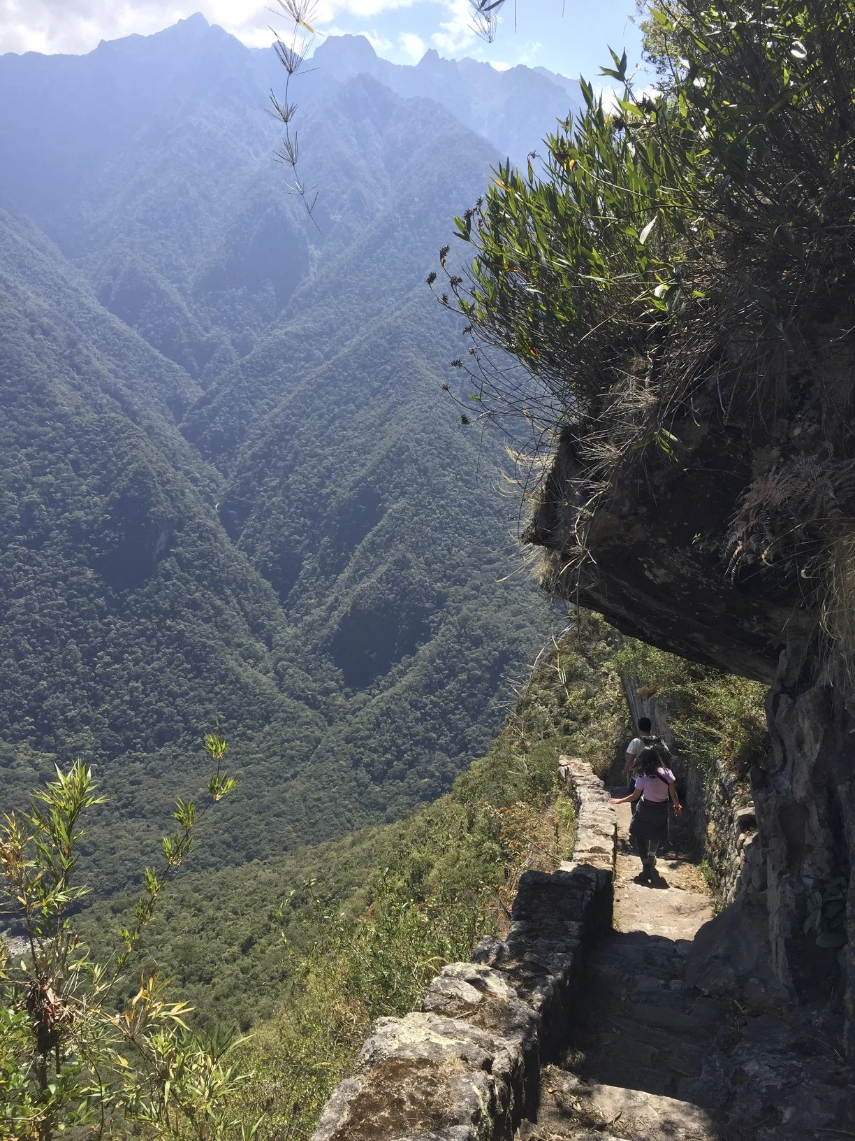 Hiking around Machu Picchu