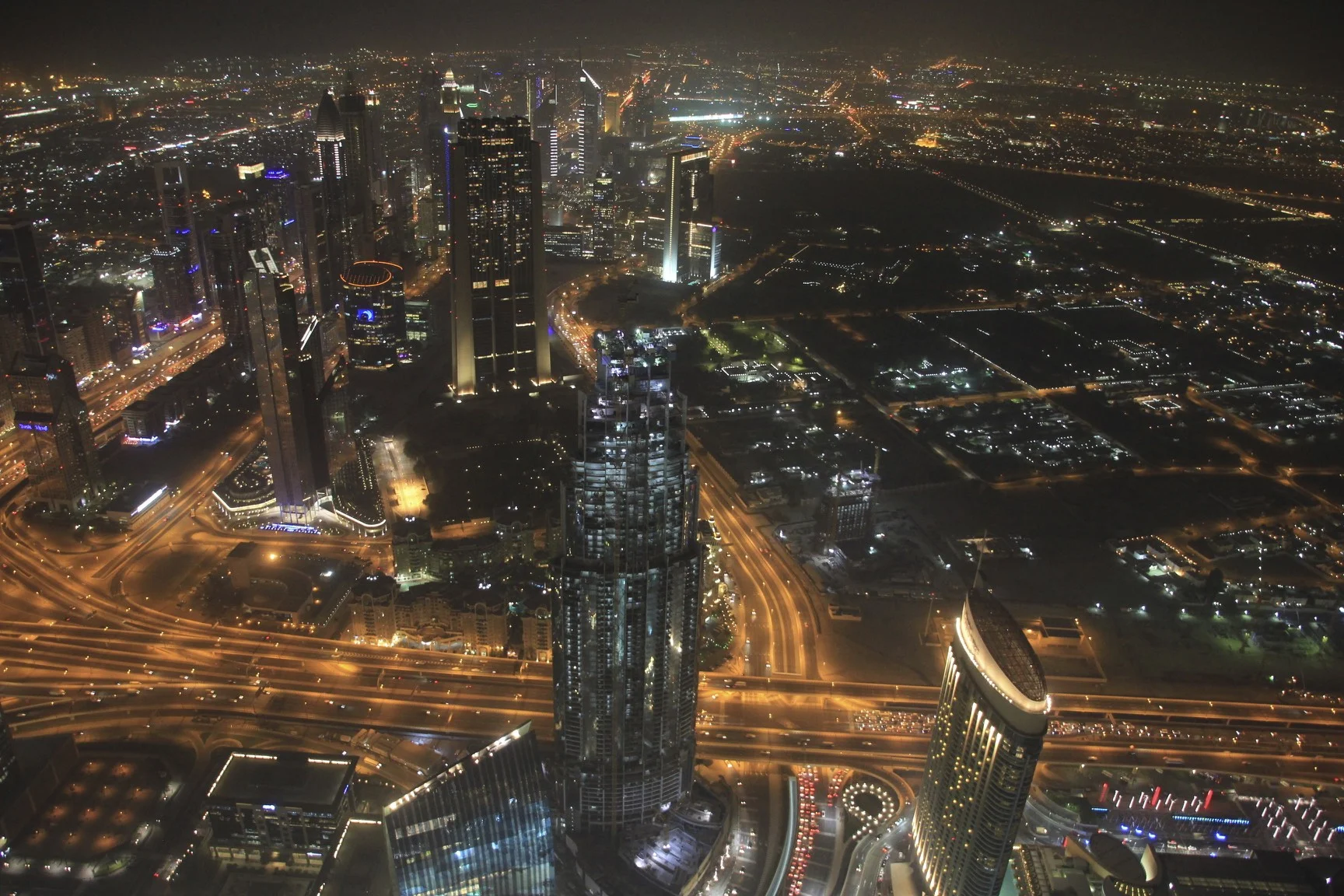 The view from 123 floor of the Burj Kalifa