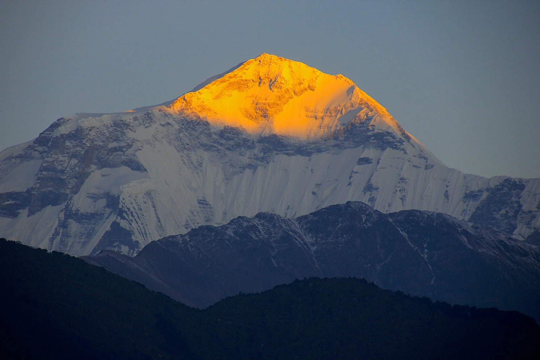Dhaulagiri at sunrise