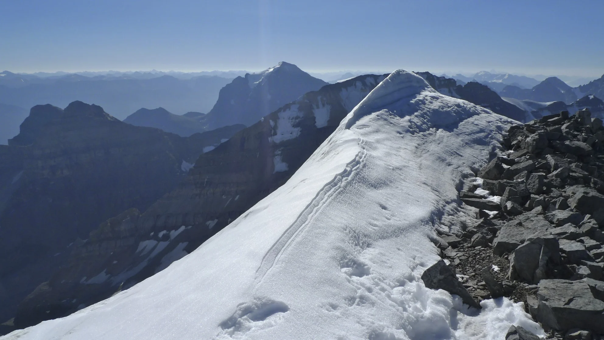 The summit of Mt. Victoria