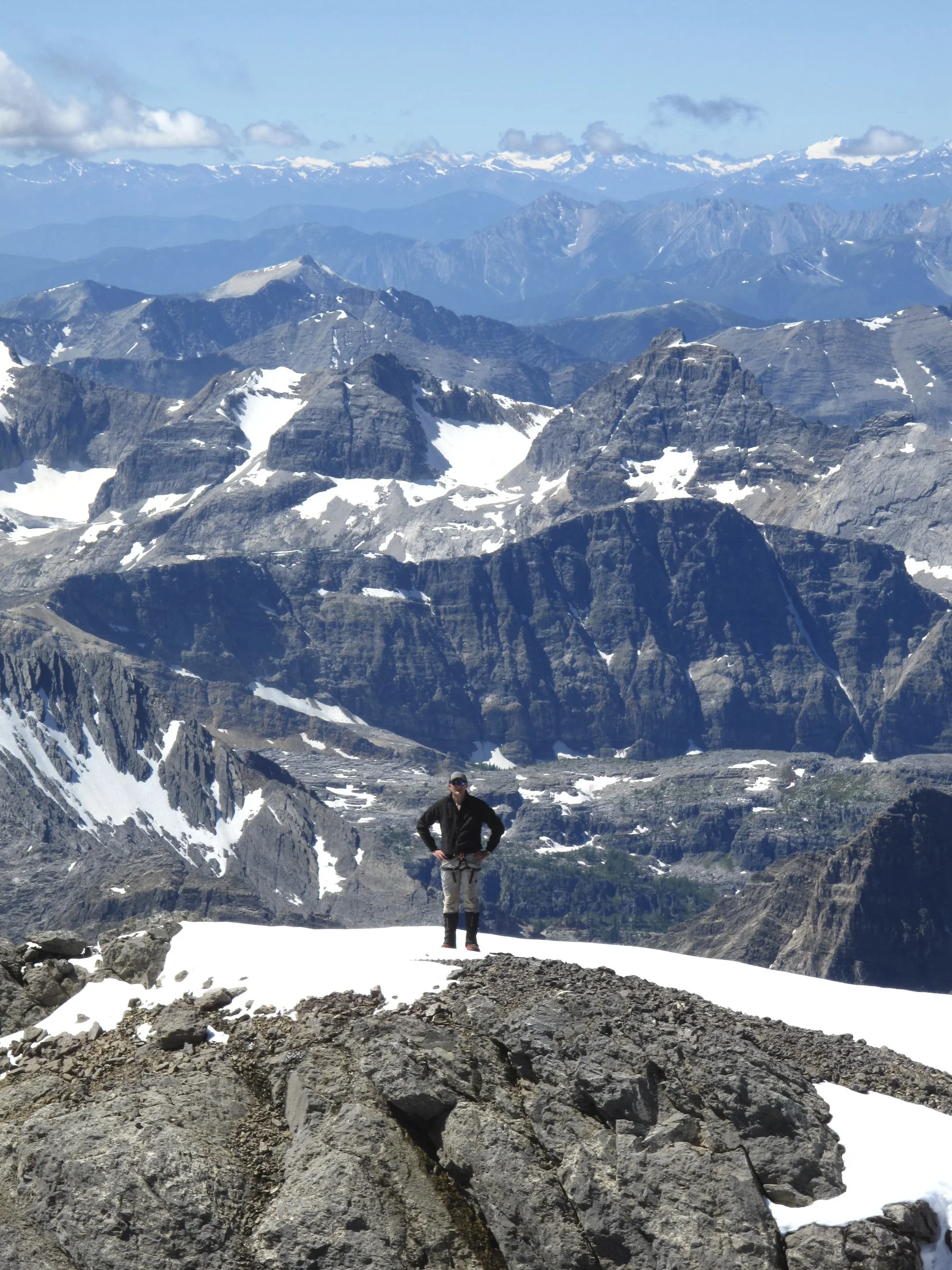 The summit of Mt. Joffre