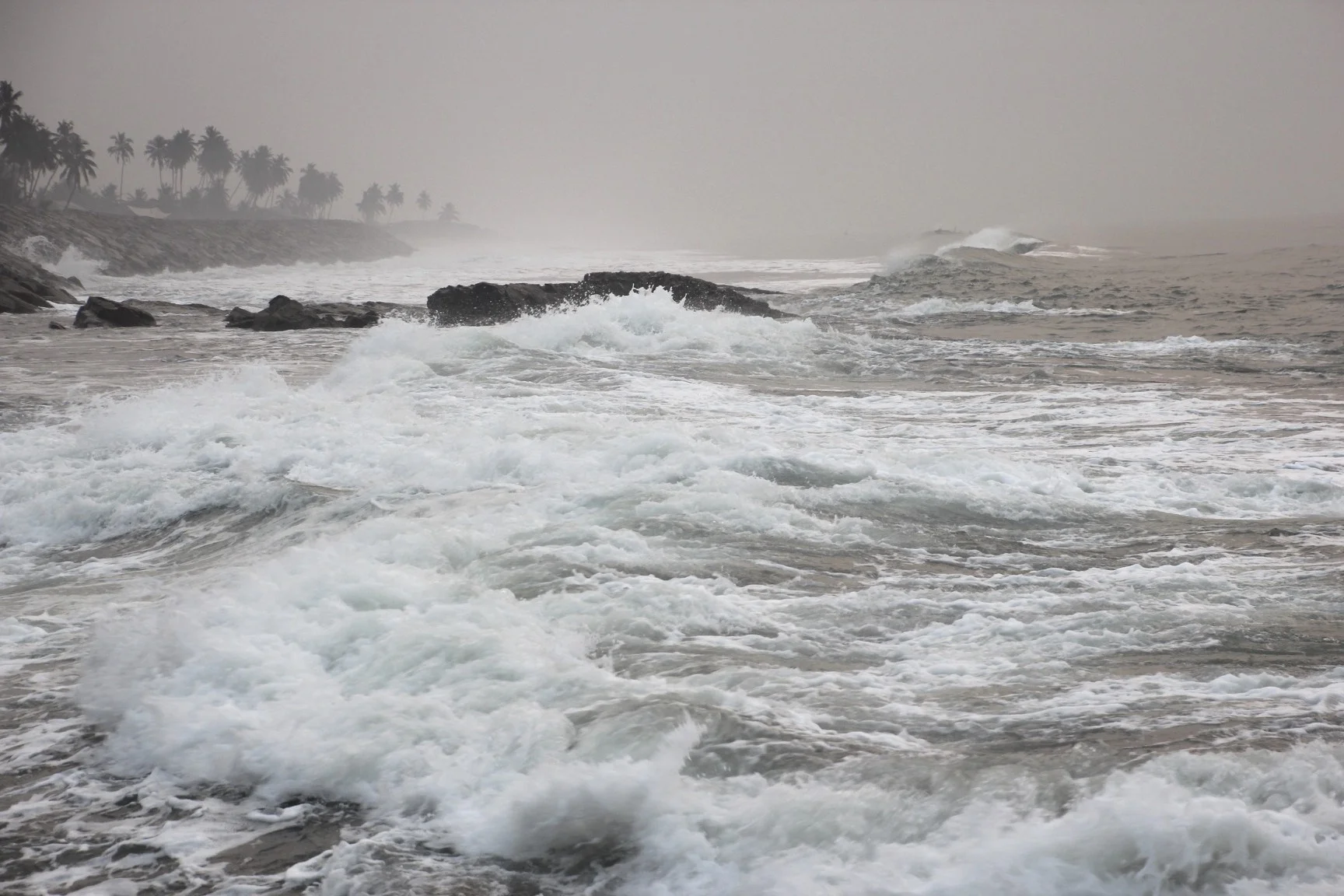 The beautiful coast of Ghana