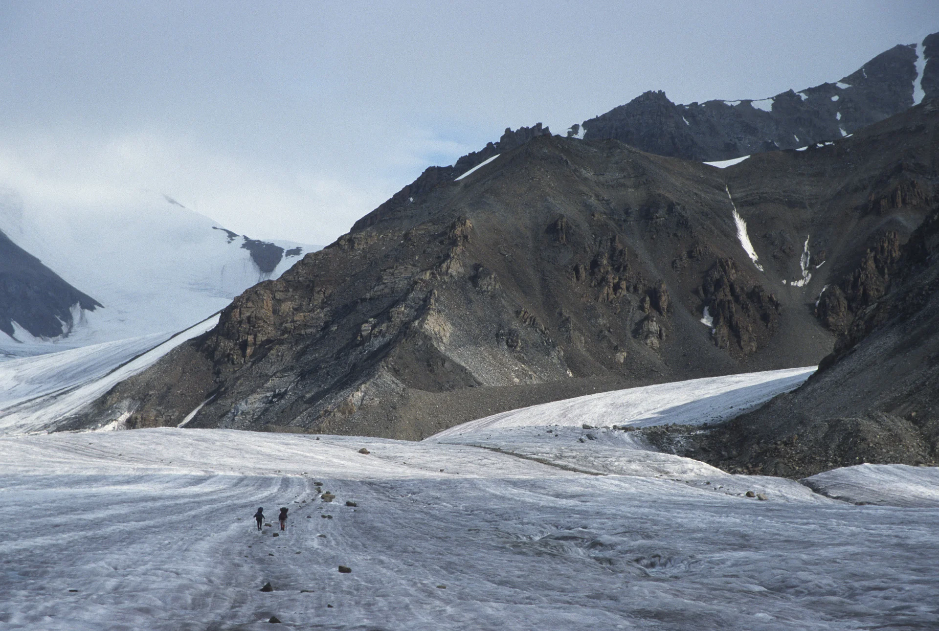 Massive glaciers and unclimbed peaks