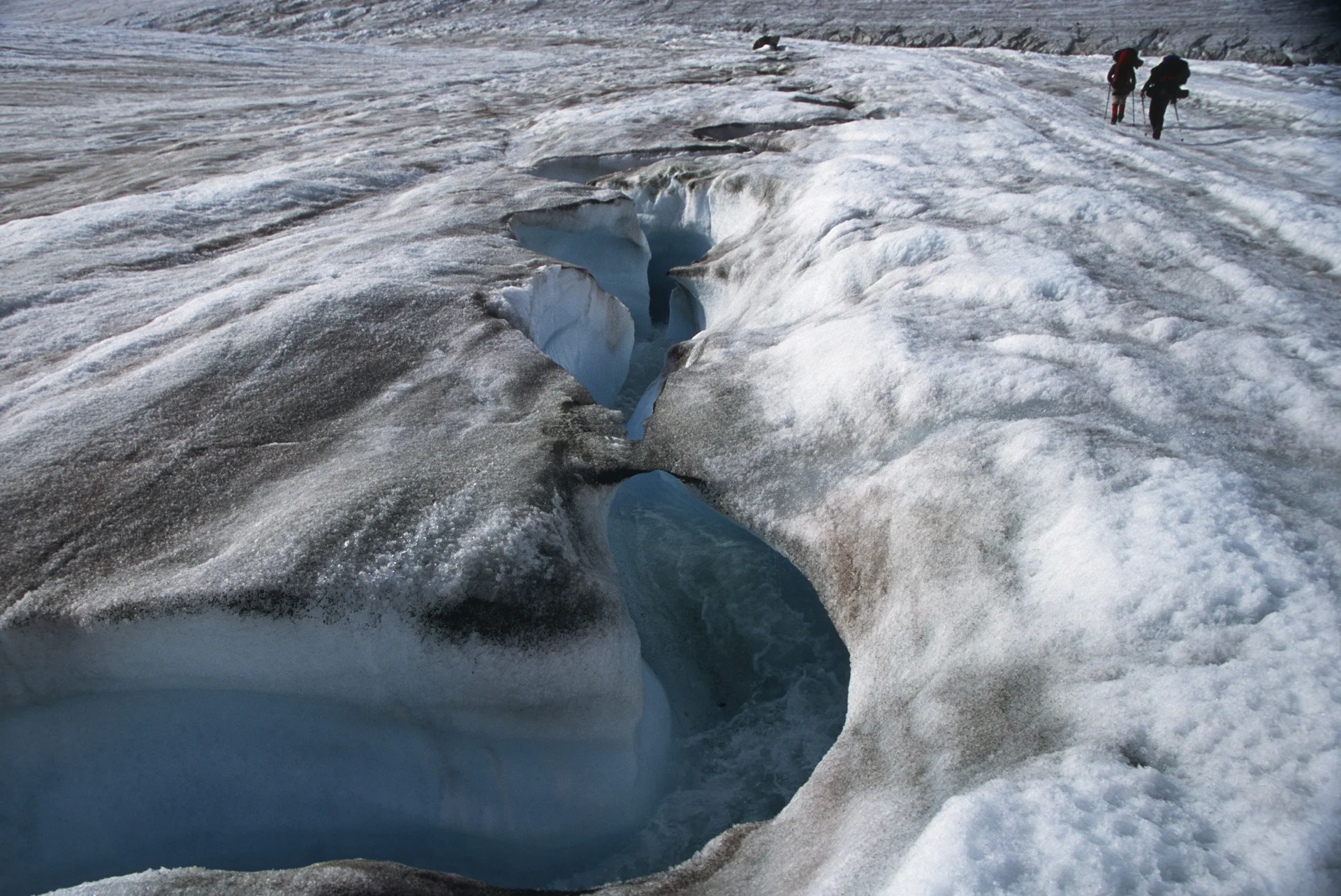 Glacier rivers- deadly if you fall in