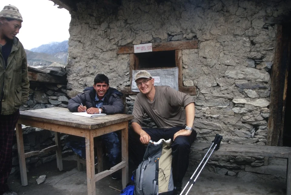 At the military checkpost - we are approaching the border area close to China