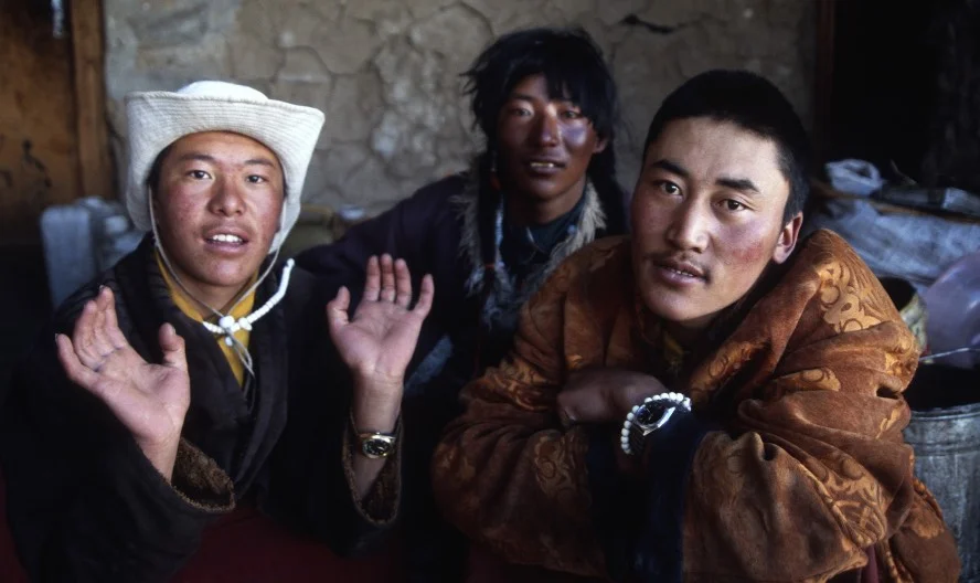 Young monks at the Dirapuk Monastery