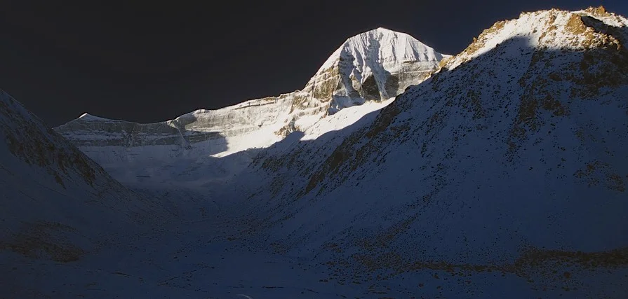 North/North east side of Mount Kailash at sunrise