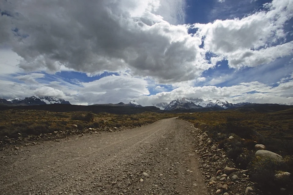 Approaching the village of El Chalten