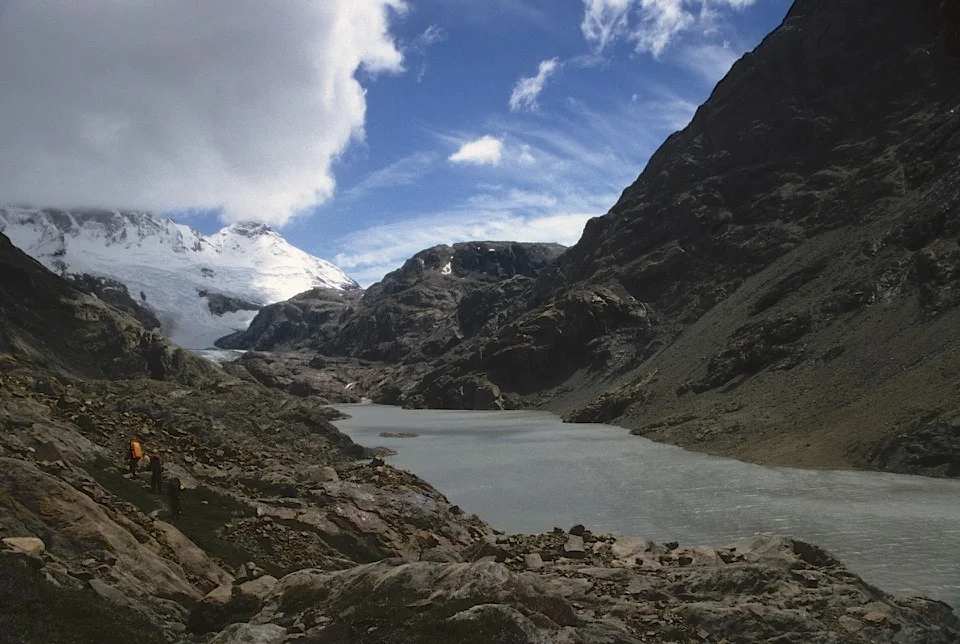 Cerro Marconi Norte is just ahead - we want to go to the top of it