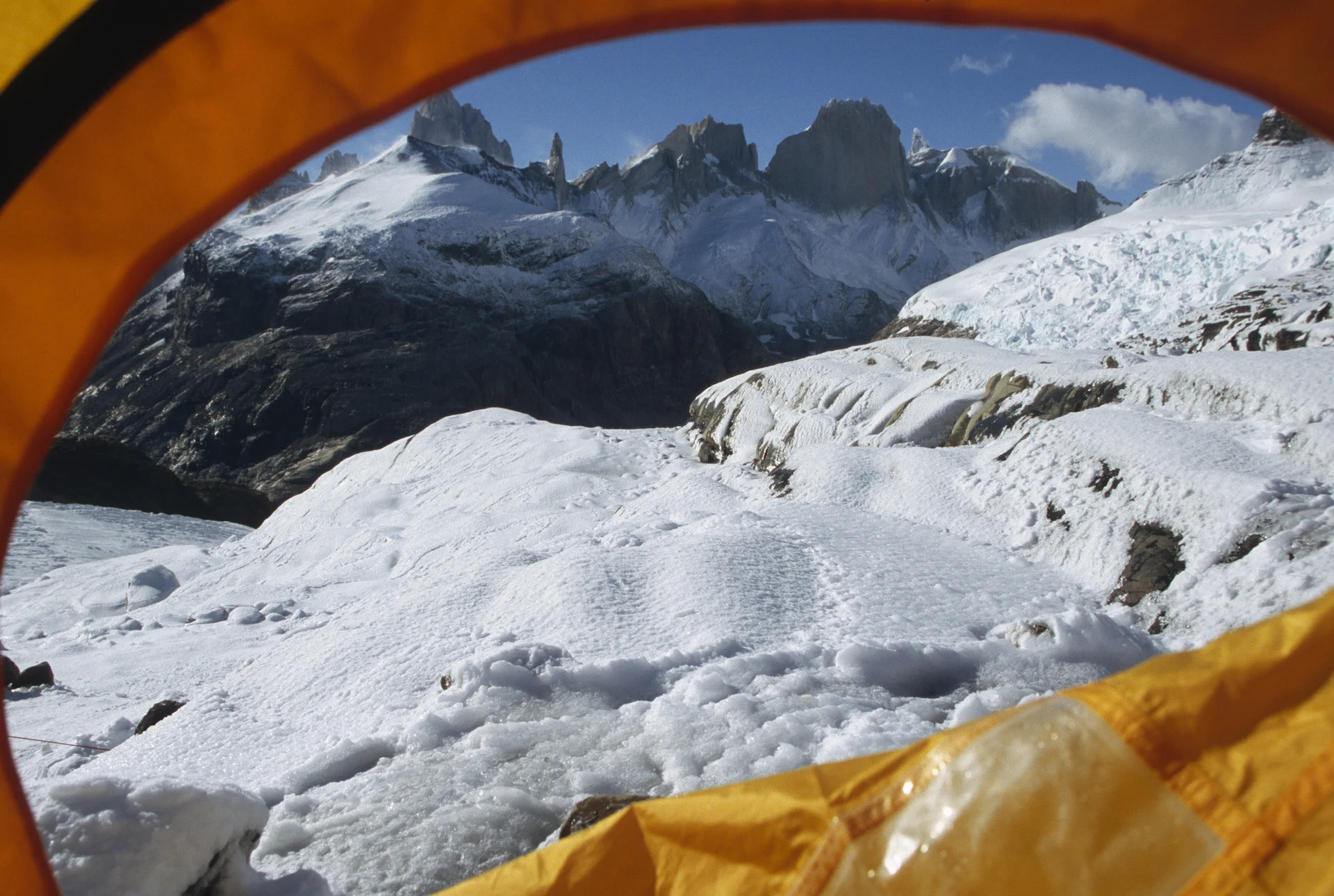 Our camp on Paso Marconi