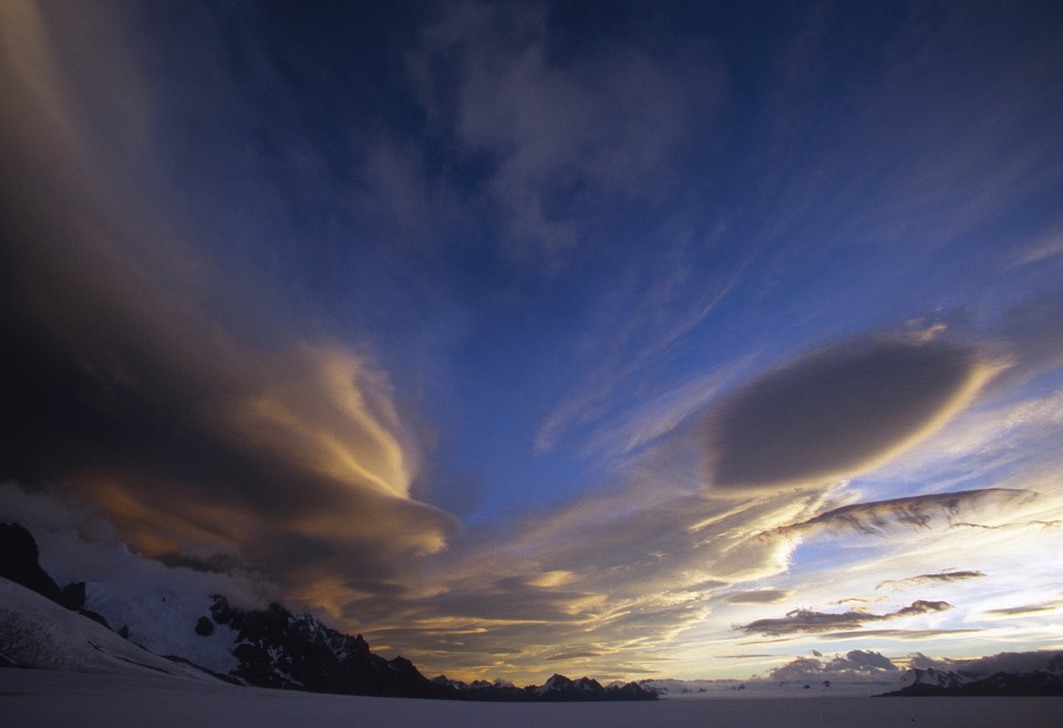 Awesome clouds of southern Patagonia