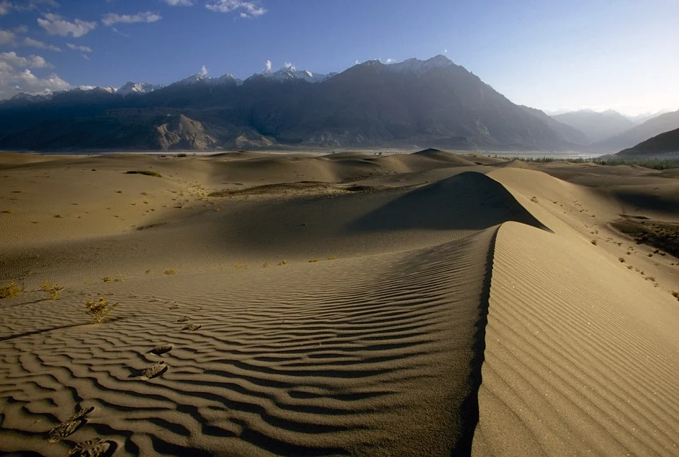 Sand dunes of the Indus River