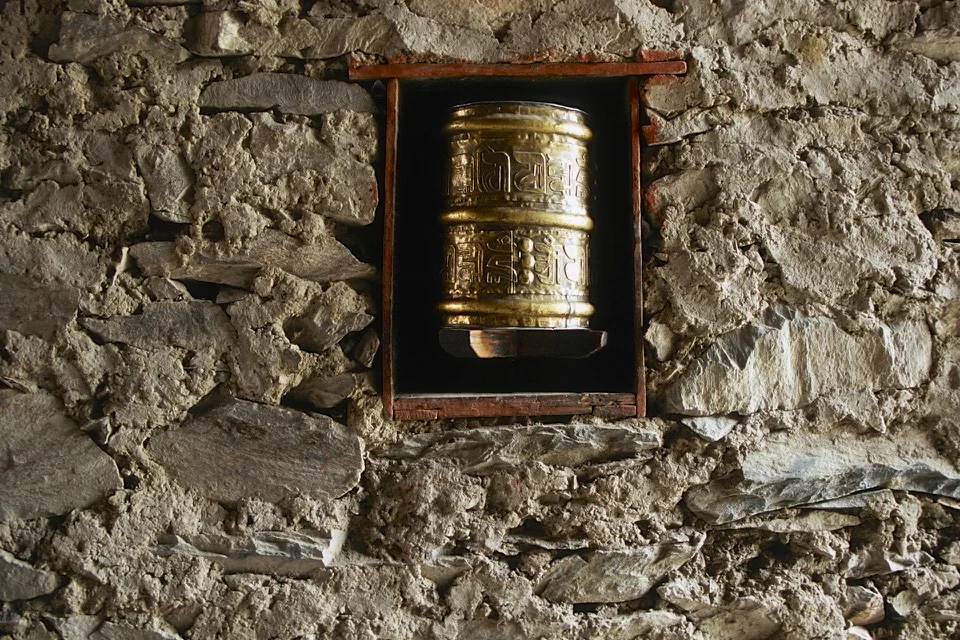 In the Lamayuru Gompa