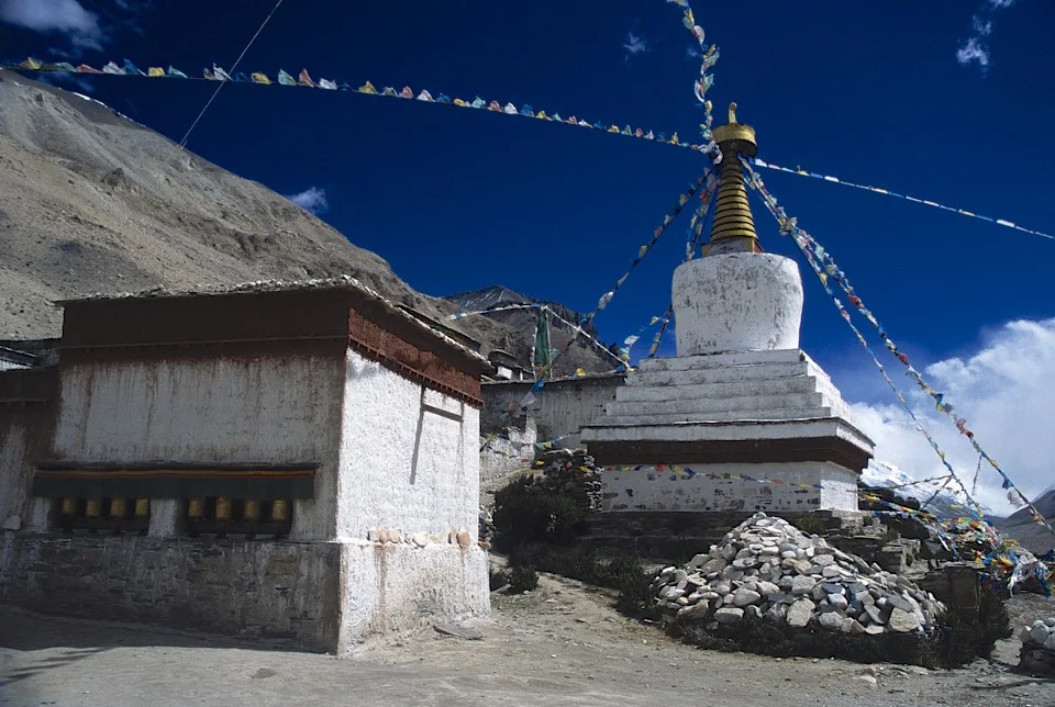 Rongbuk Monastery close to North side of Everest