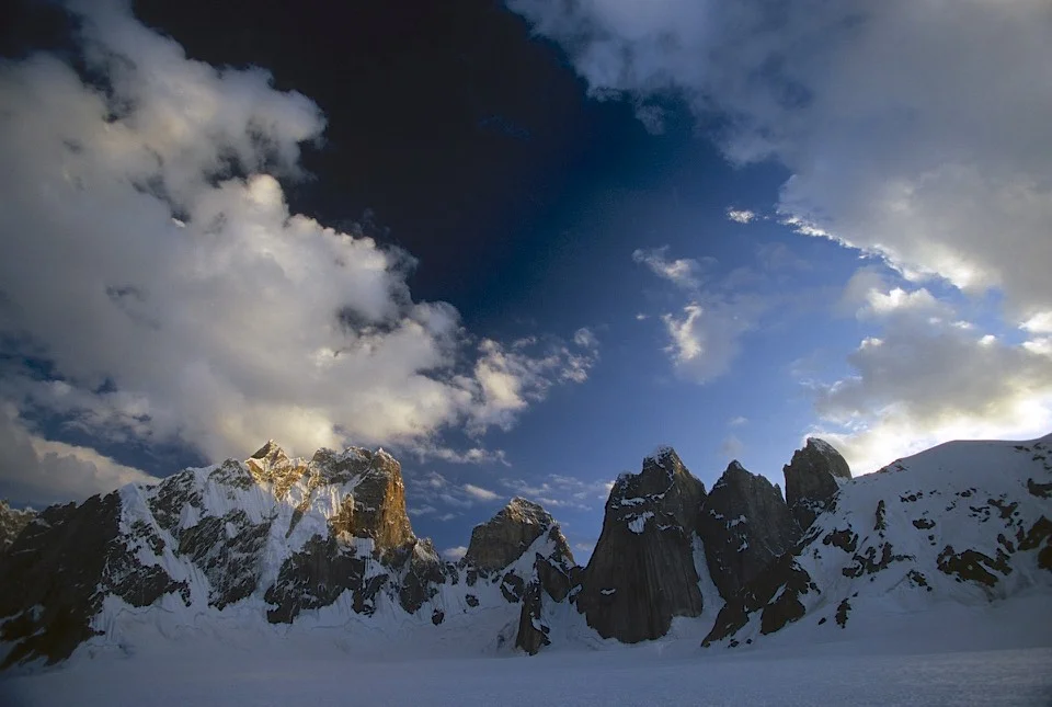 Sunrise from our camp at the Snow Lake.