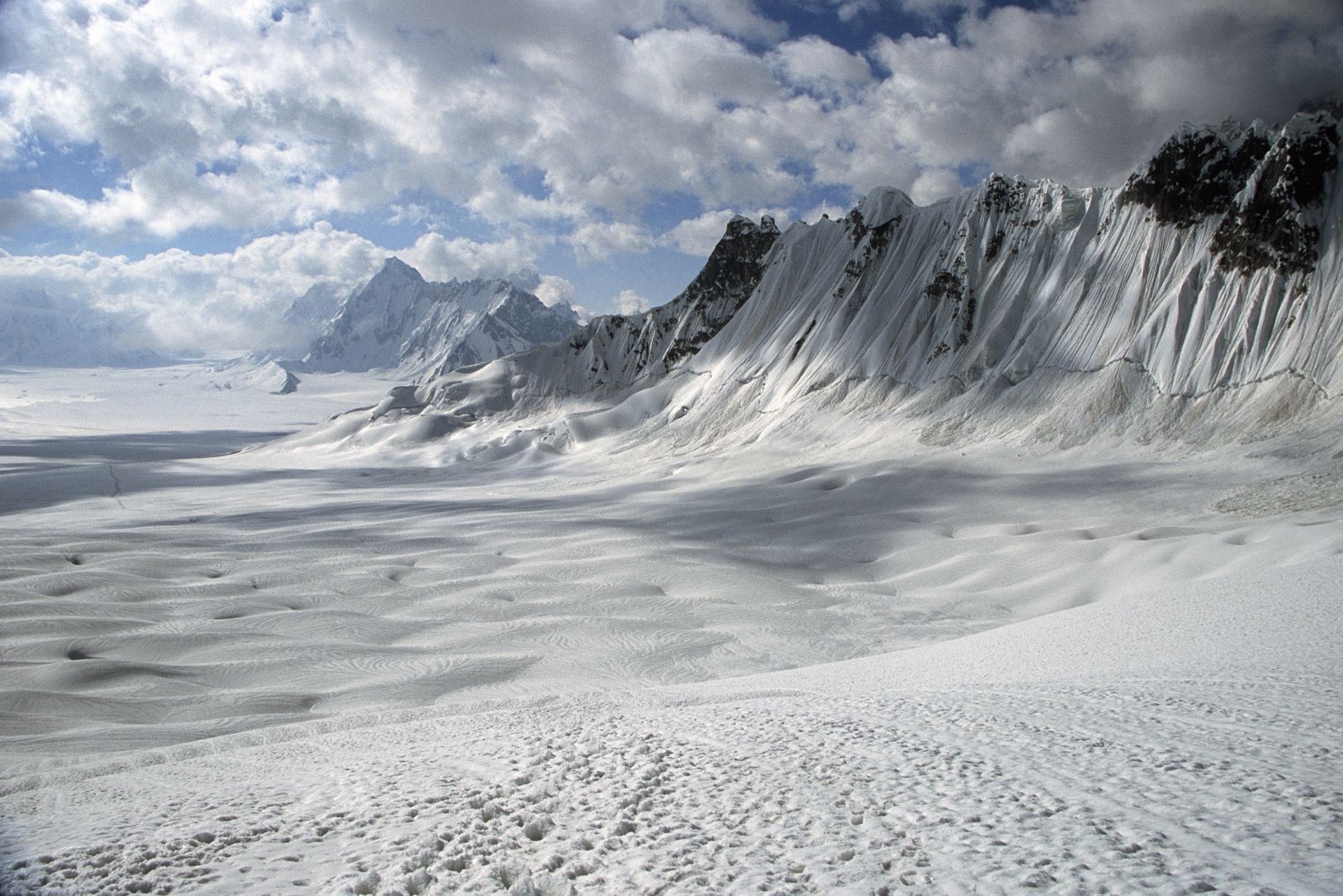 Looking back at the Snow Lake