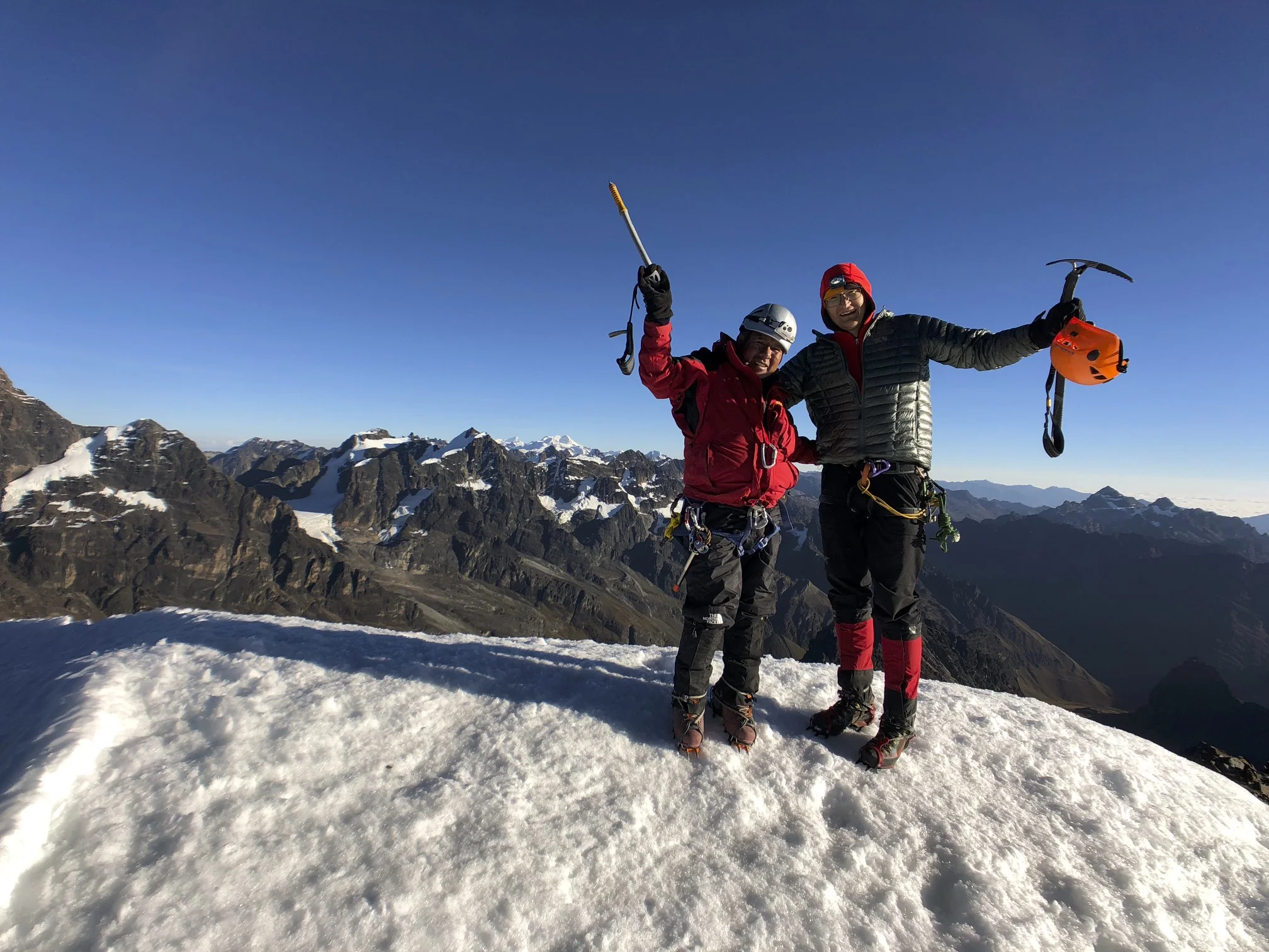 Gregorio and me on top