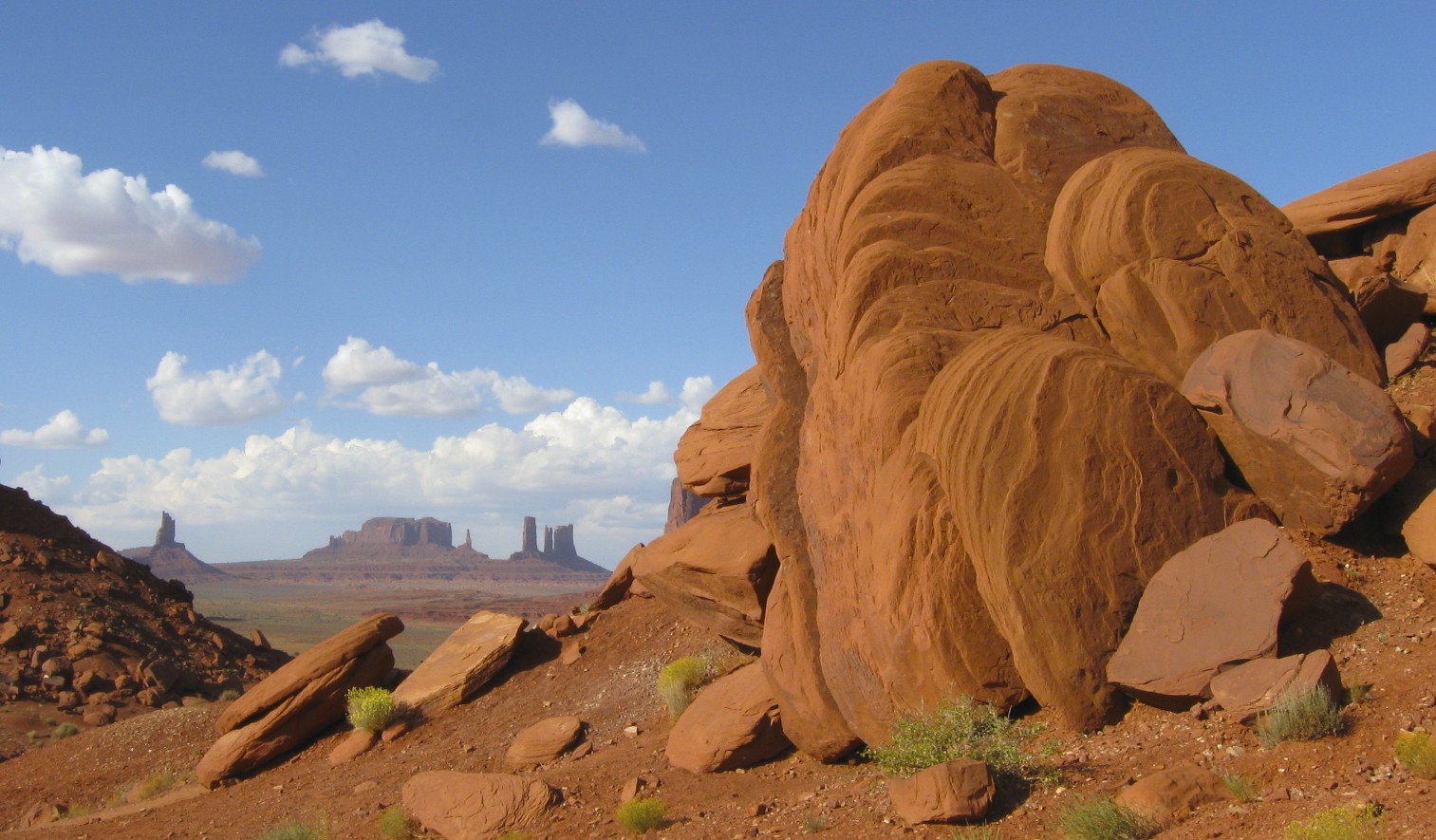 The Monument Valley in the Navajo Tribal Lands