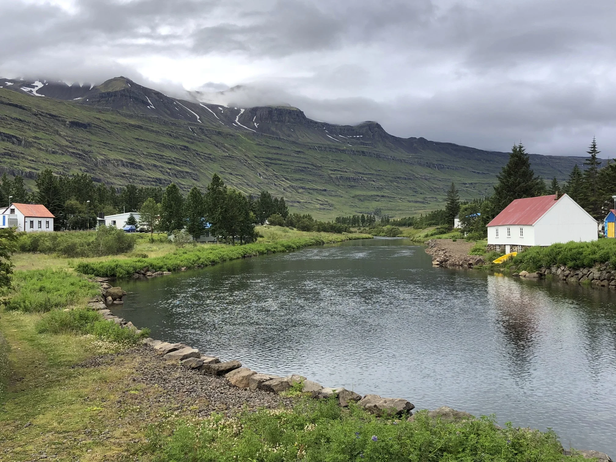 Sejdylsfjordur in the east part of Iceland