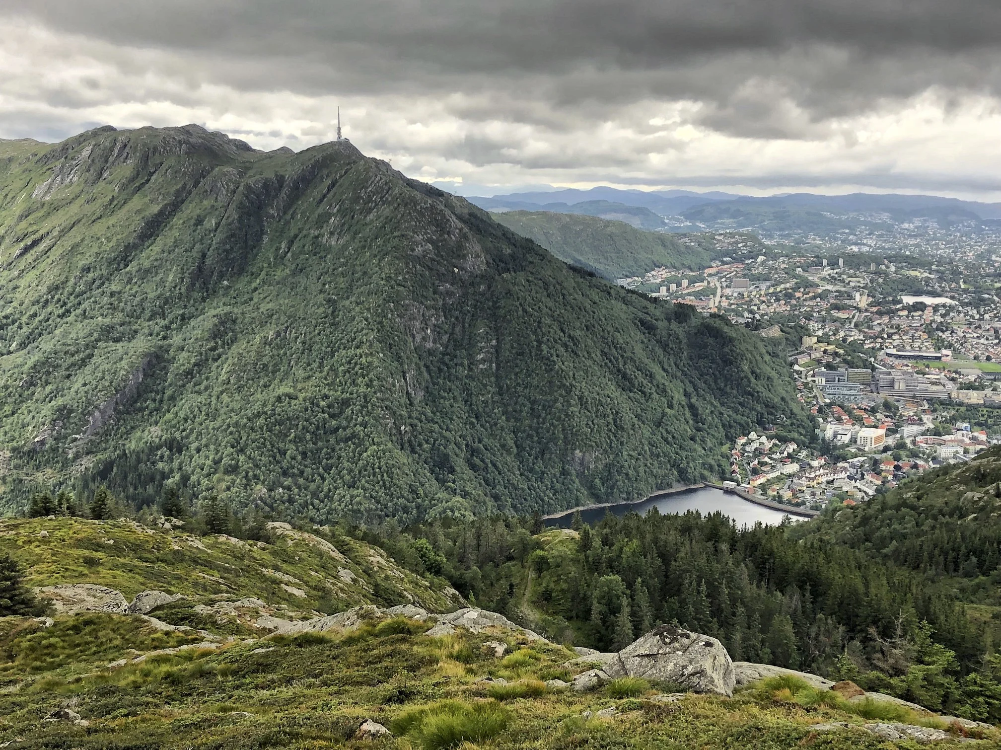 Hiking above Bergen