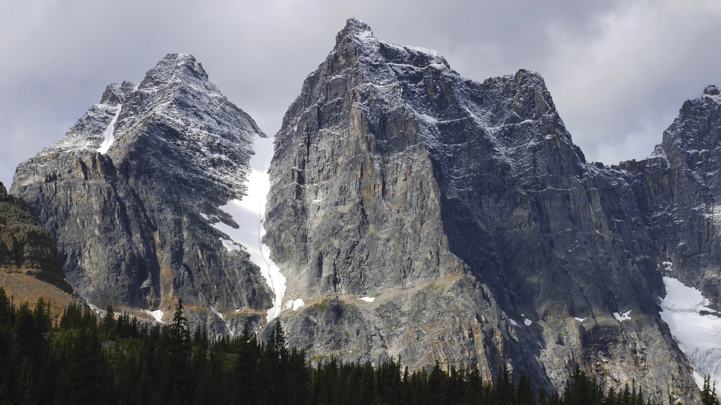 Parapet Peak and Radoubt Peak