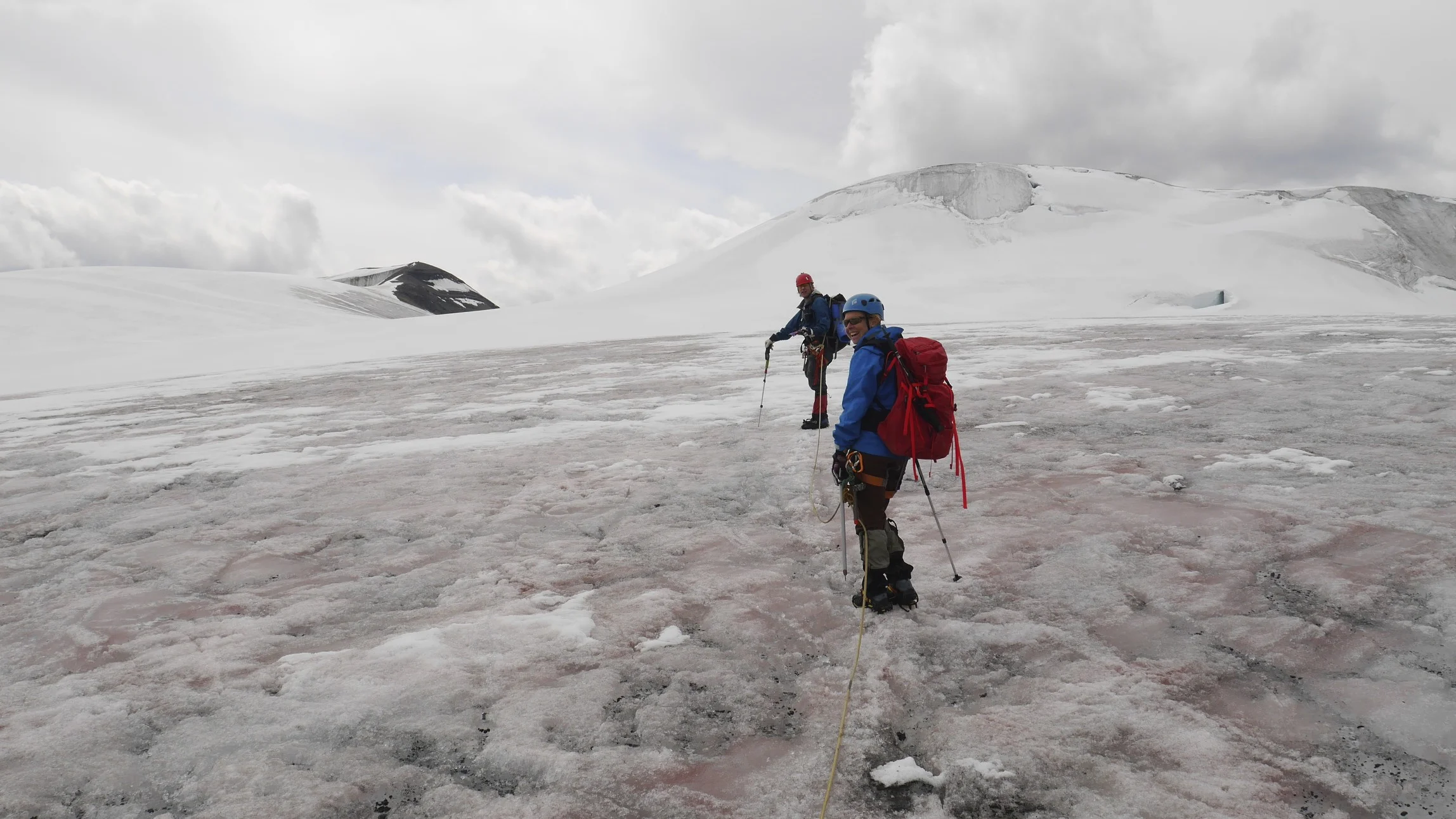 Approaching Mt. Henry MacLeod 3,315m