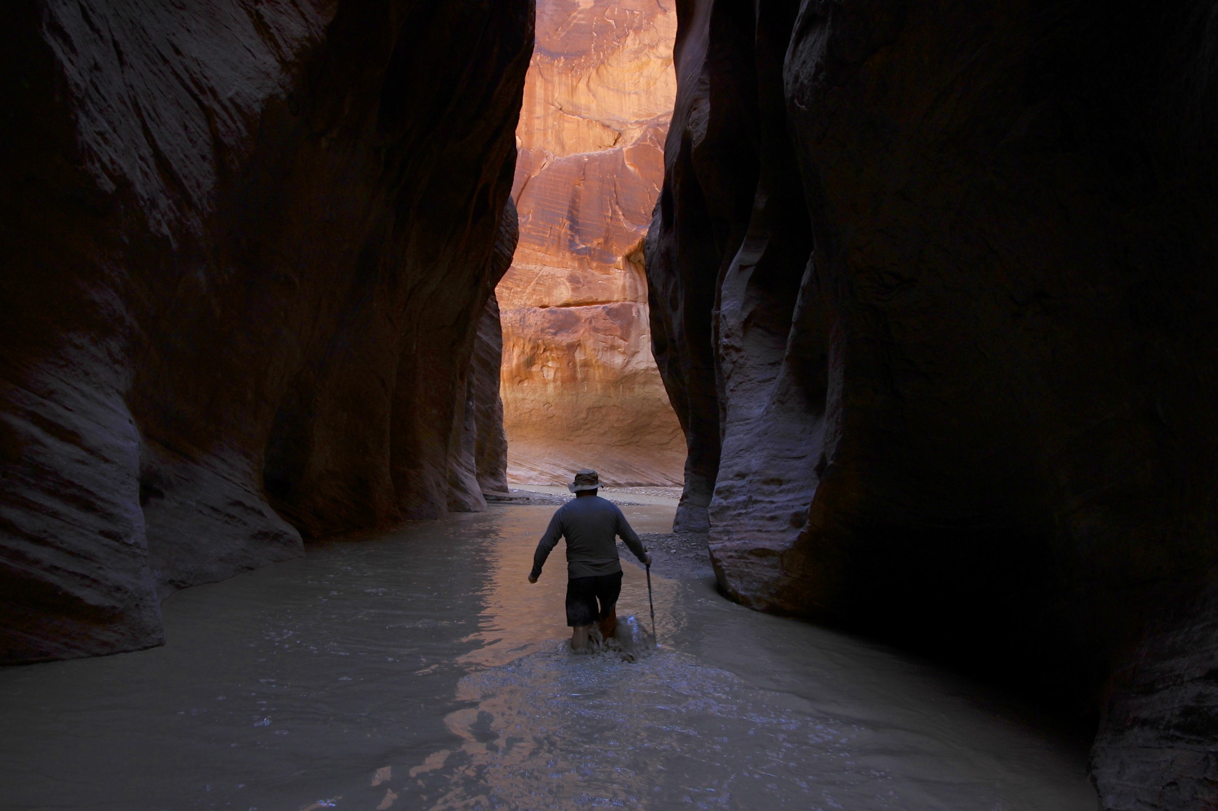 Near the confluence of the Paria Canyon and the Buckskin Gulch
