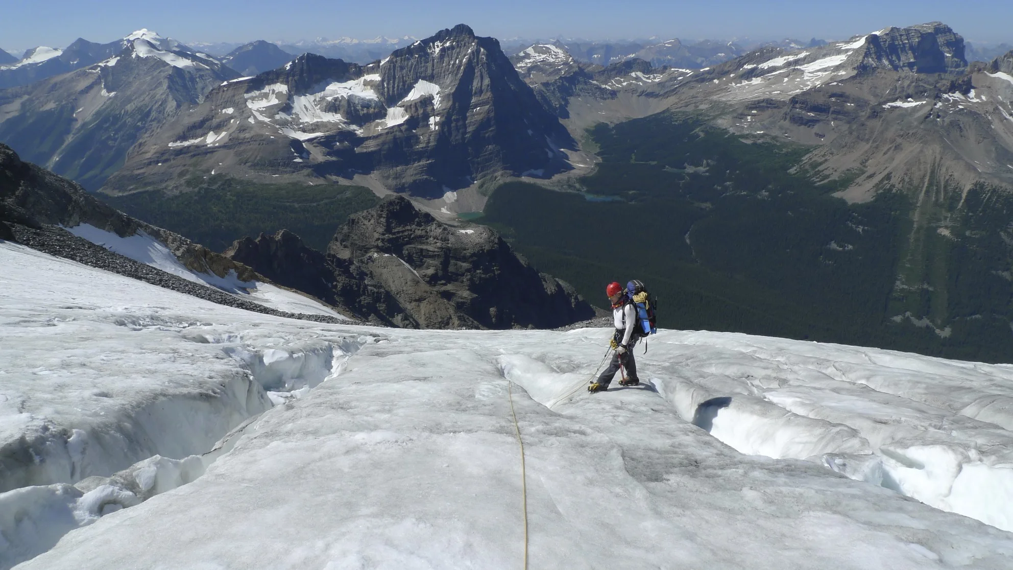 On Huber/Victoria Glacier