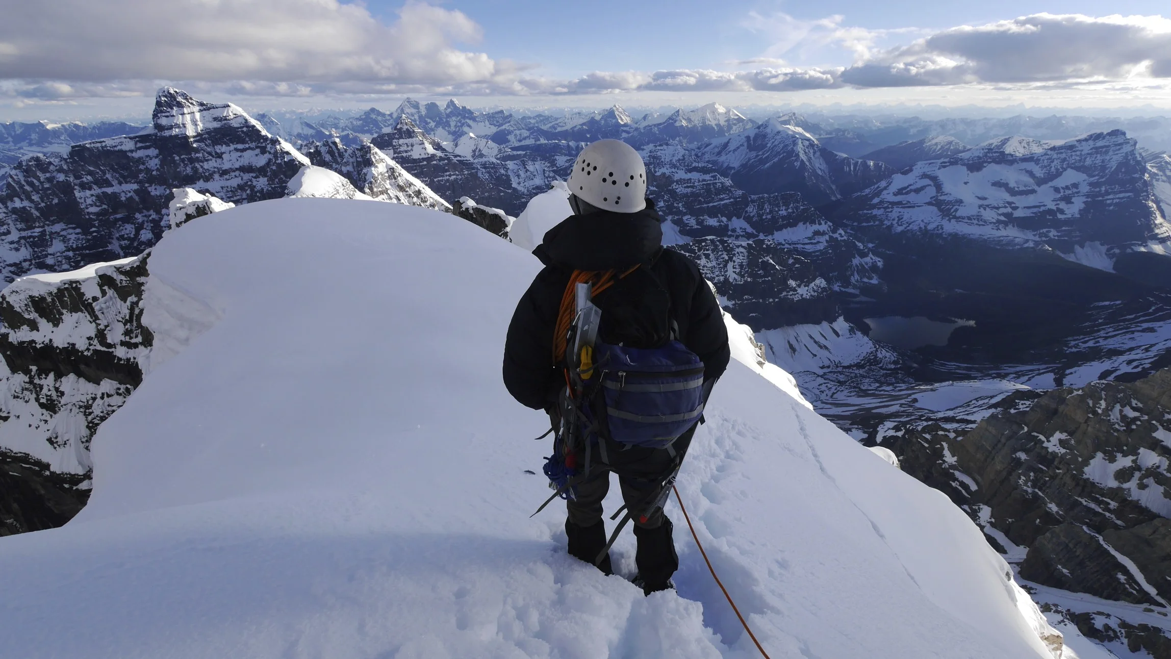 Summit ridge of Mt. Lefroy
