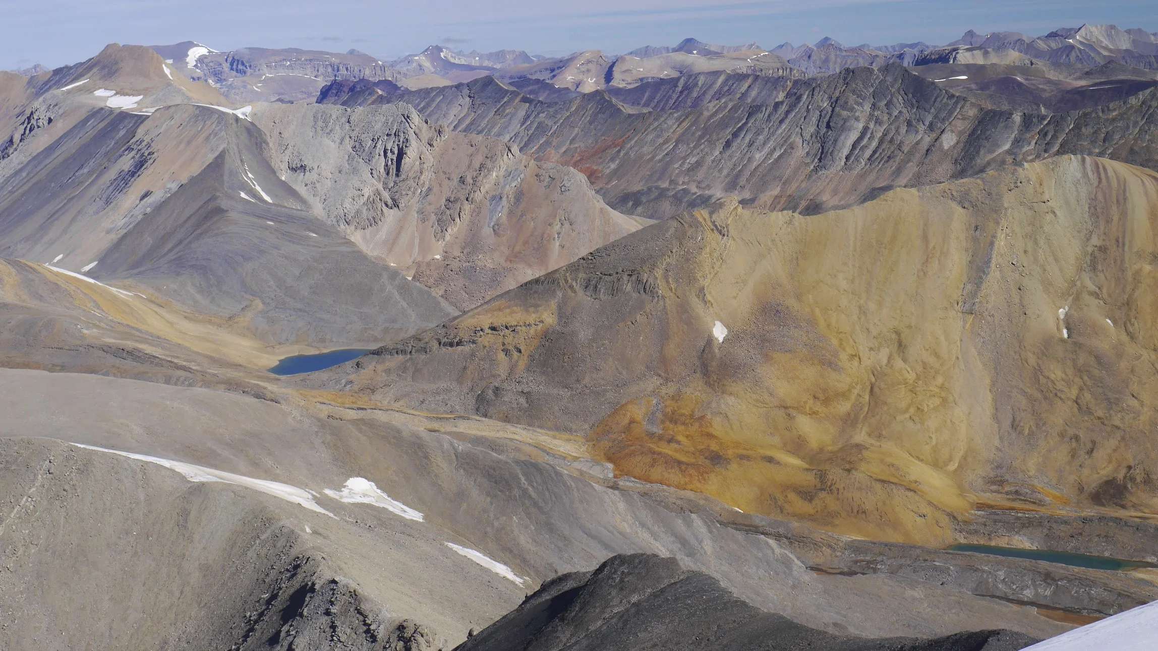 View from the summit of Nigel Peak