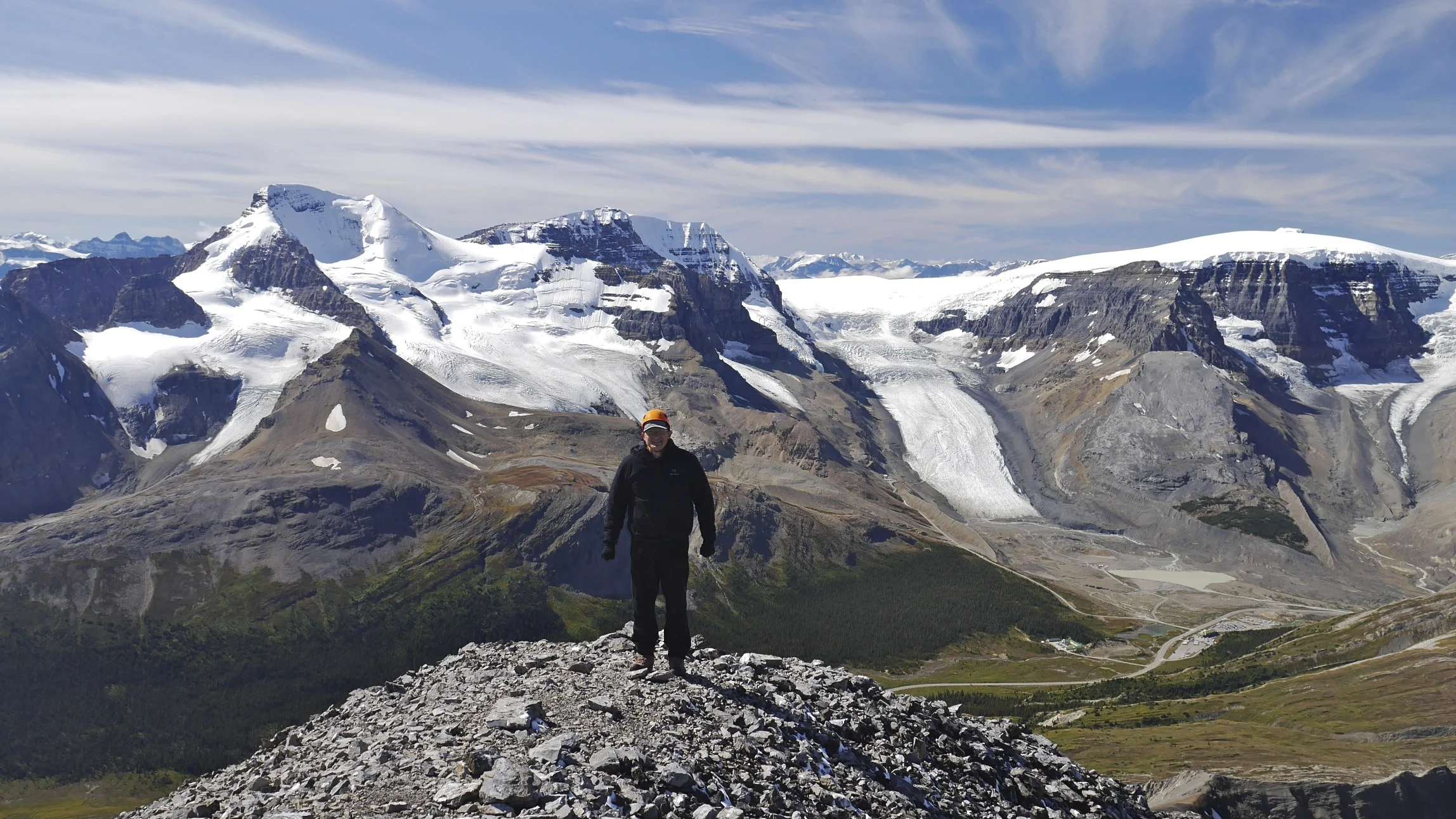 The summit of Nigel Peak 3,211m