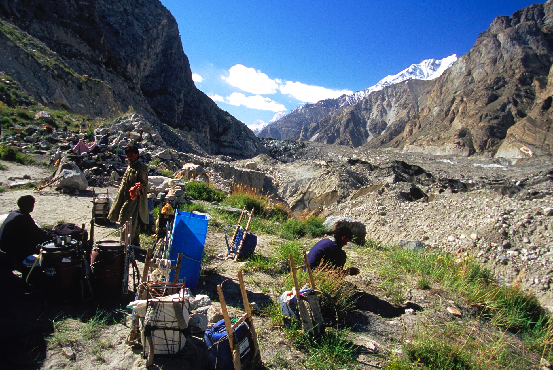 Dai 1. This was our lunch spot. After lunch we descended to the Biafo Glacier.
