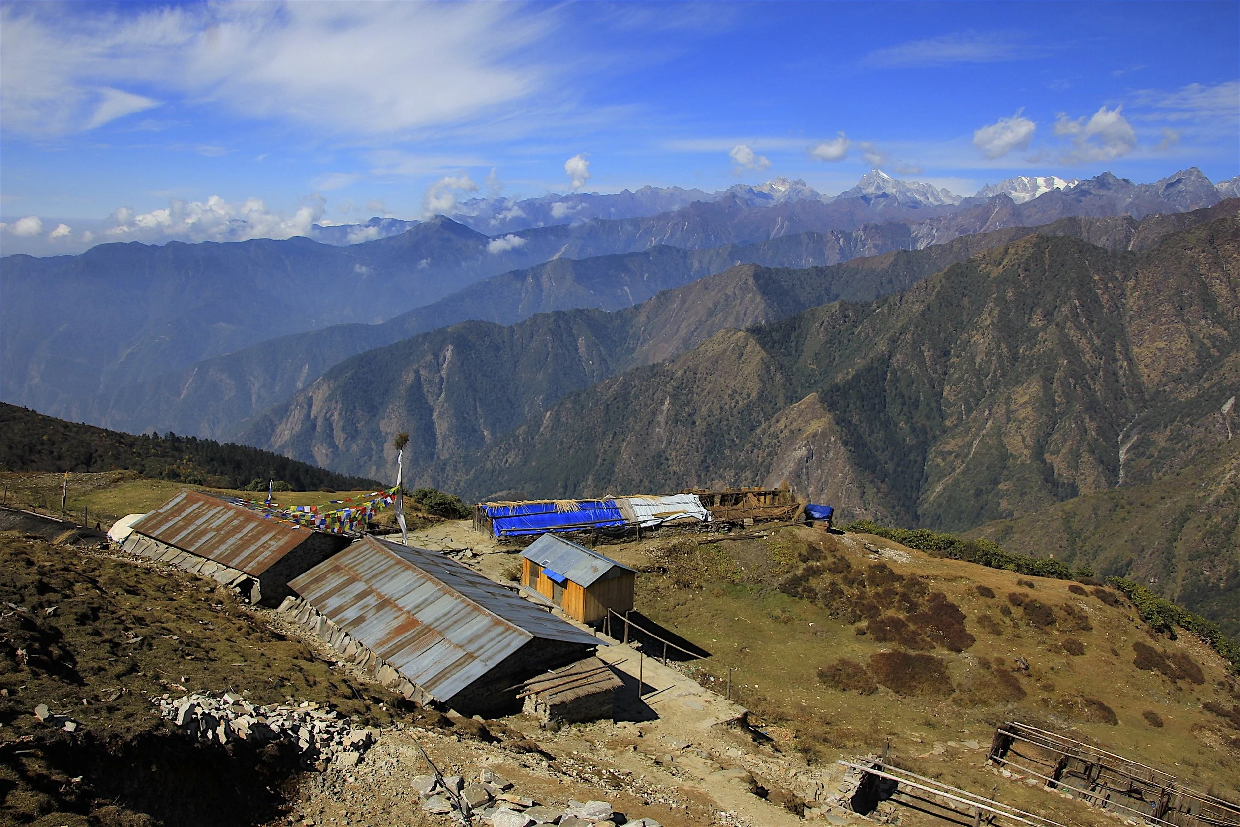 Our final camp before Panch Pokhari. This was one of the most scenic campsites on this trek.