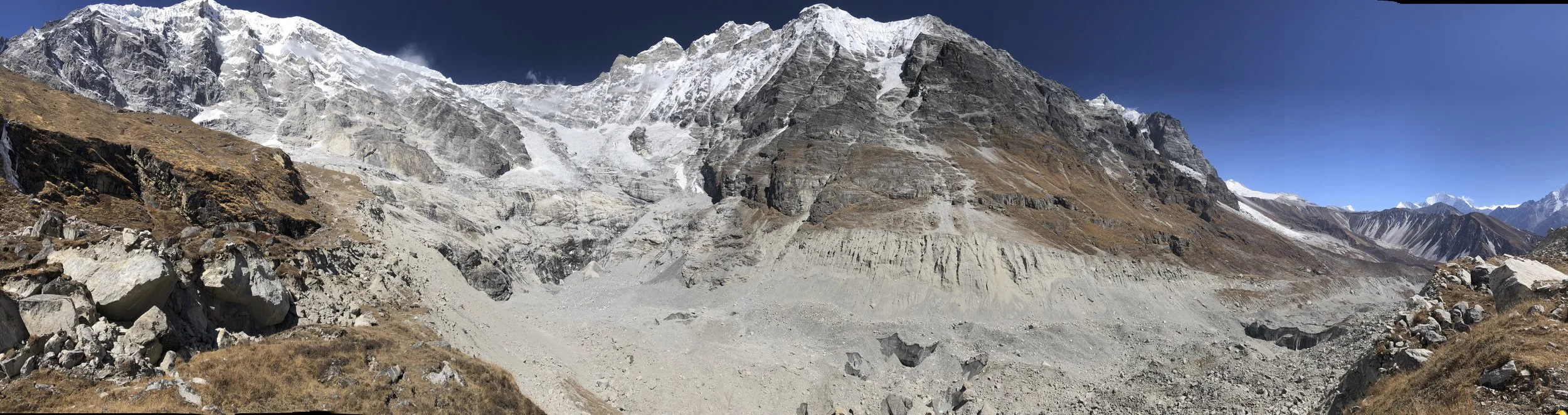 Langtang Lirung BC - looking south