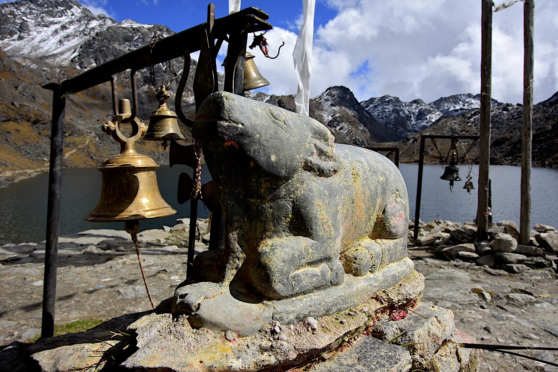 Gosainkunda Lake is one of the holiest places in Nepal with large pilgrimages arriving in August.
