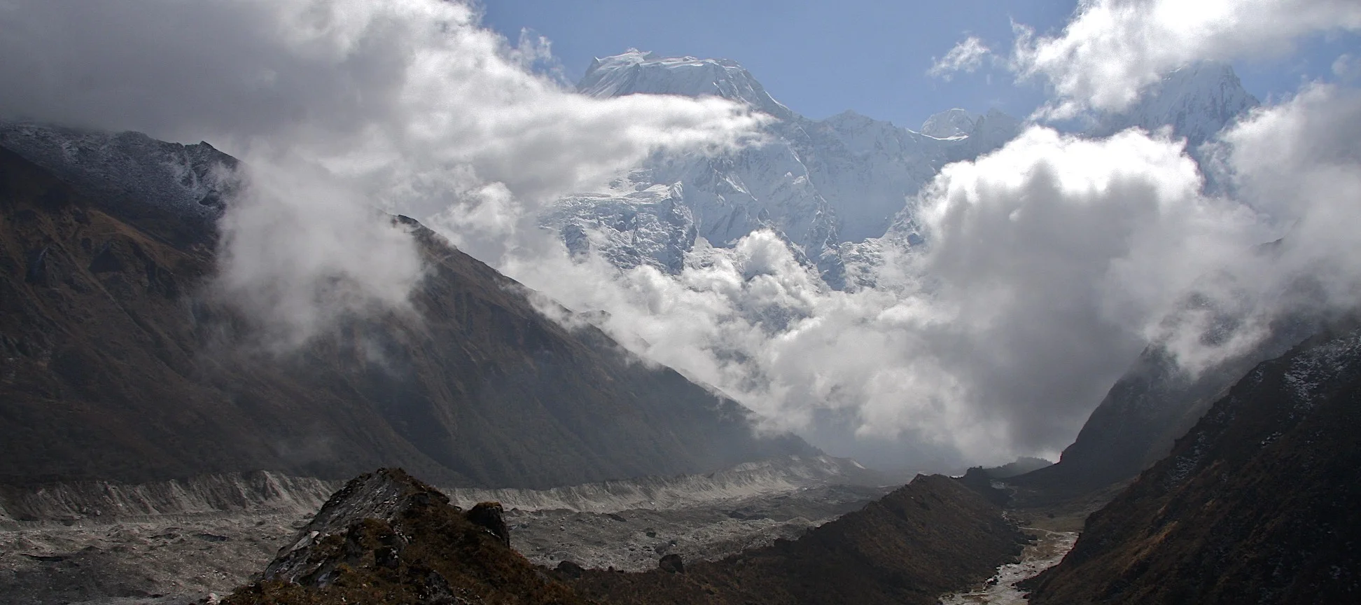 Manaslu and Tchoche Glacier