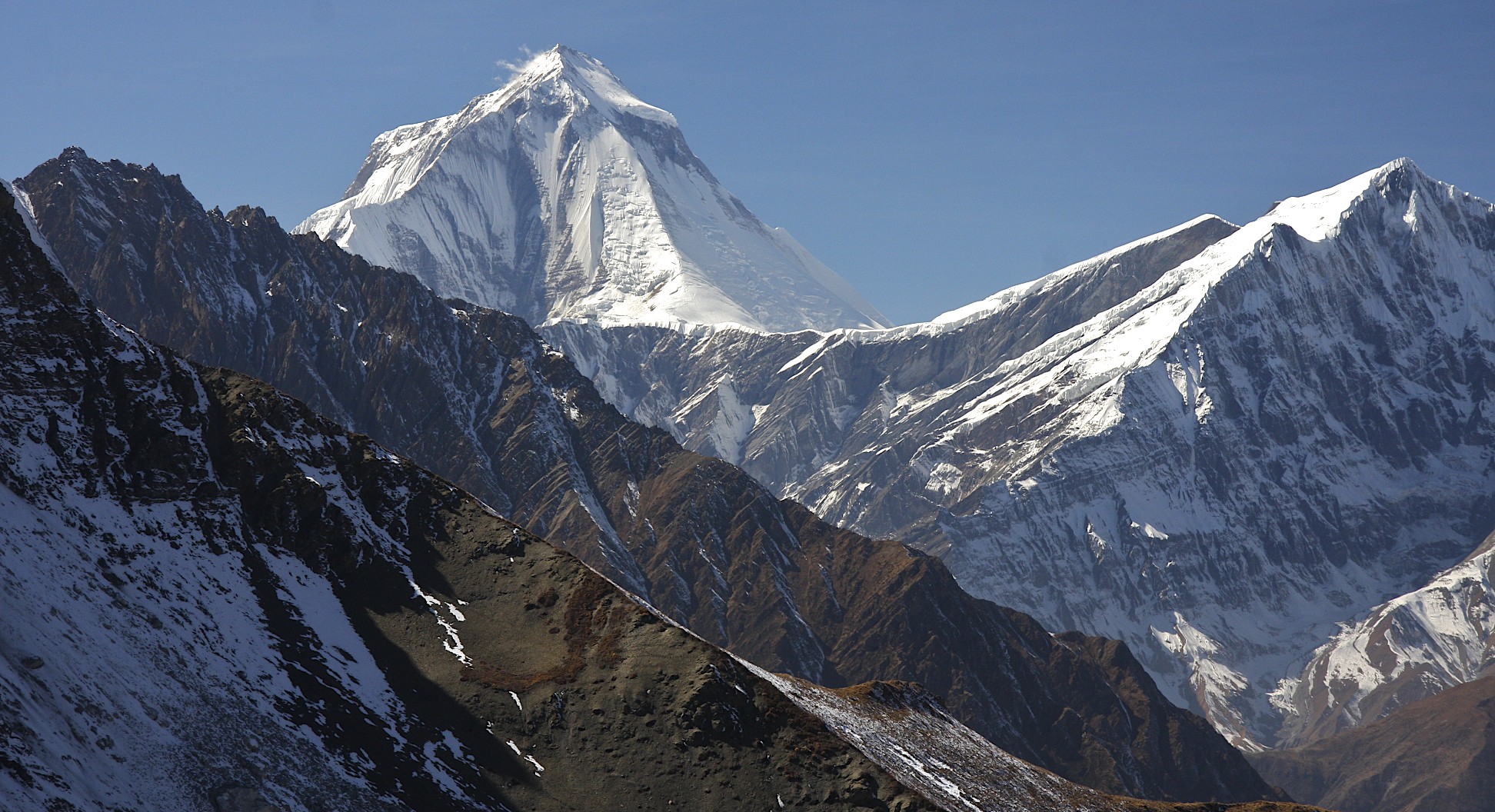 Dhaulagiri I and the Tukche Peak