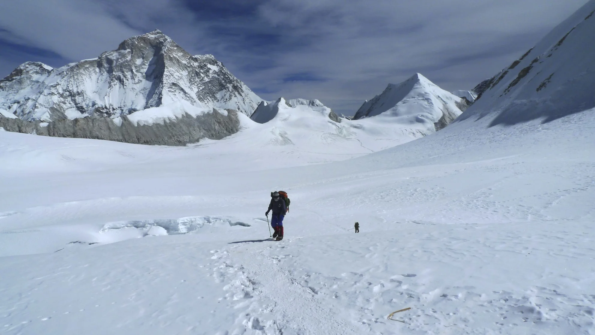 Looking back at Makalu from the West Col.
