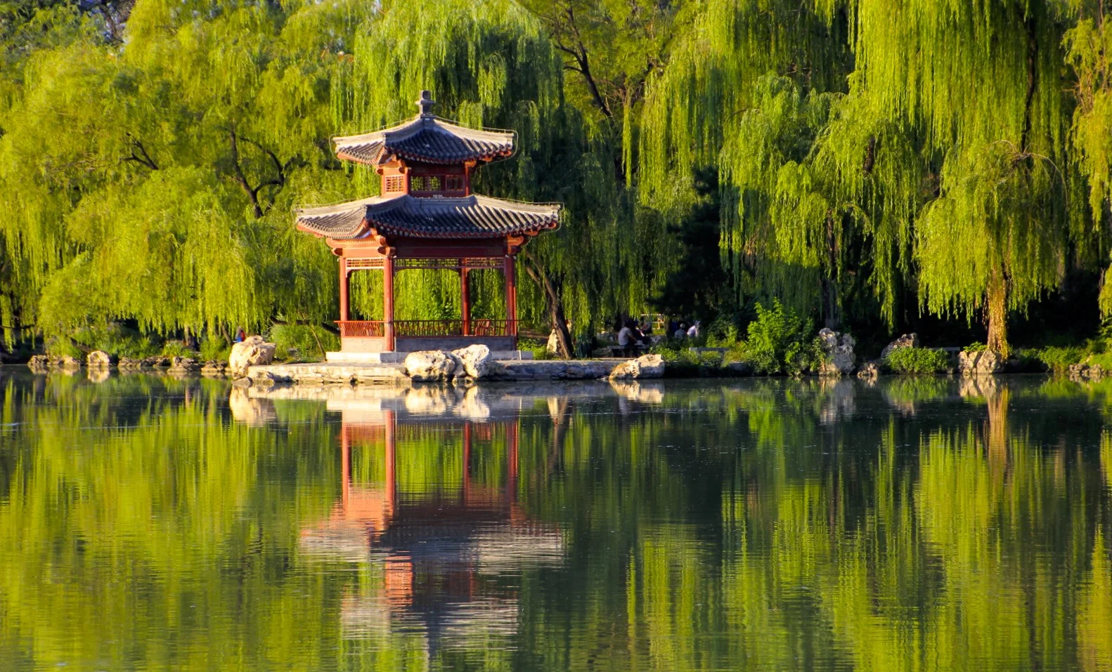 One of many parks in Beijing