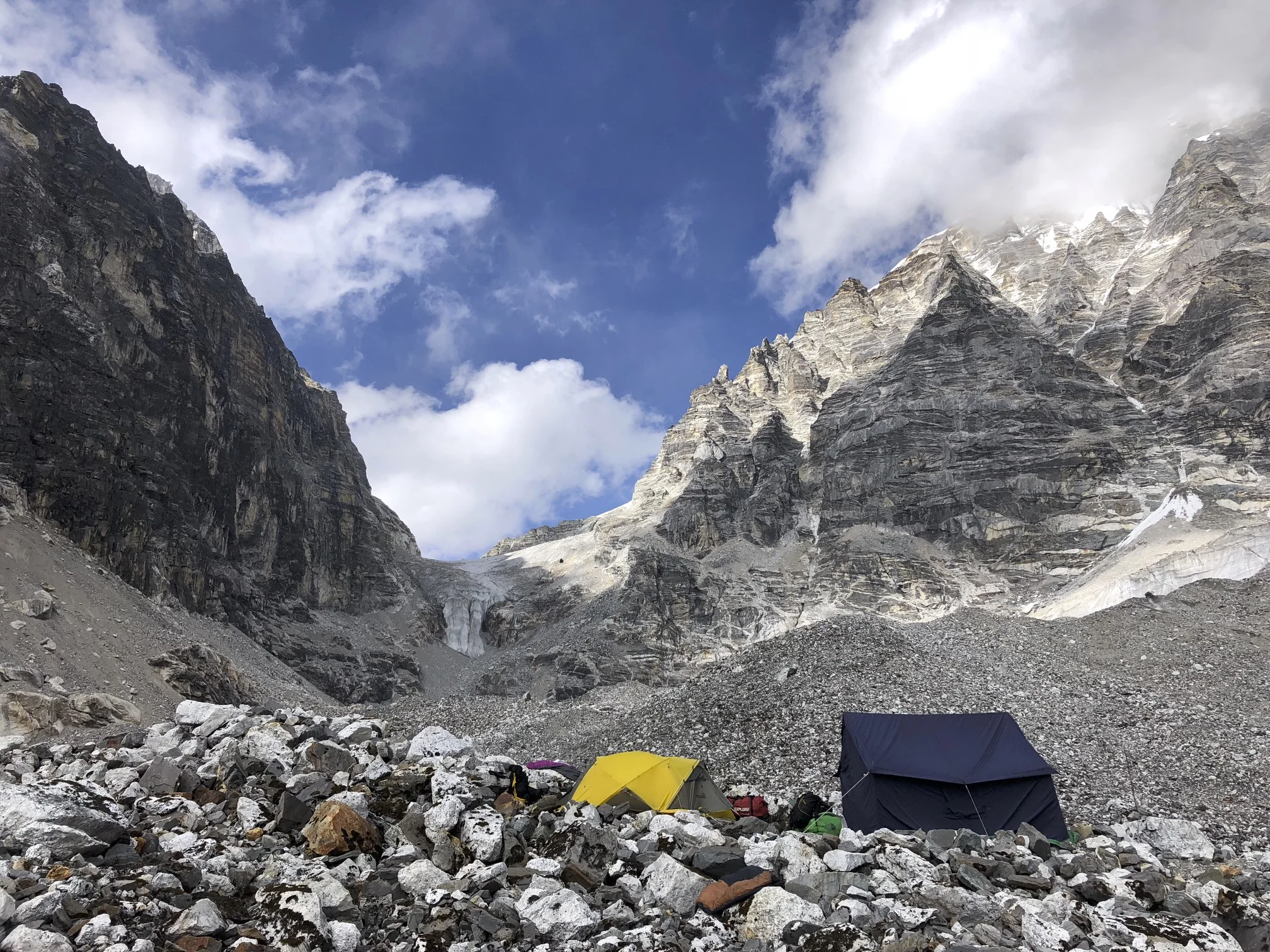 Tilman Pass high camp