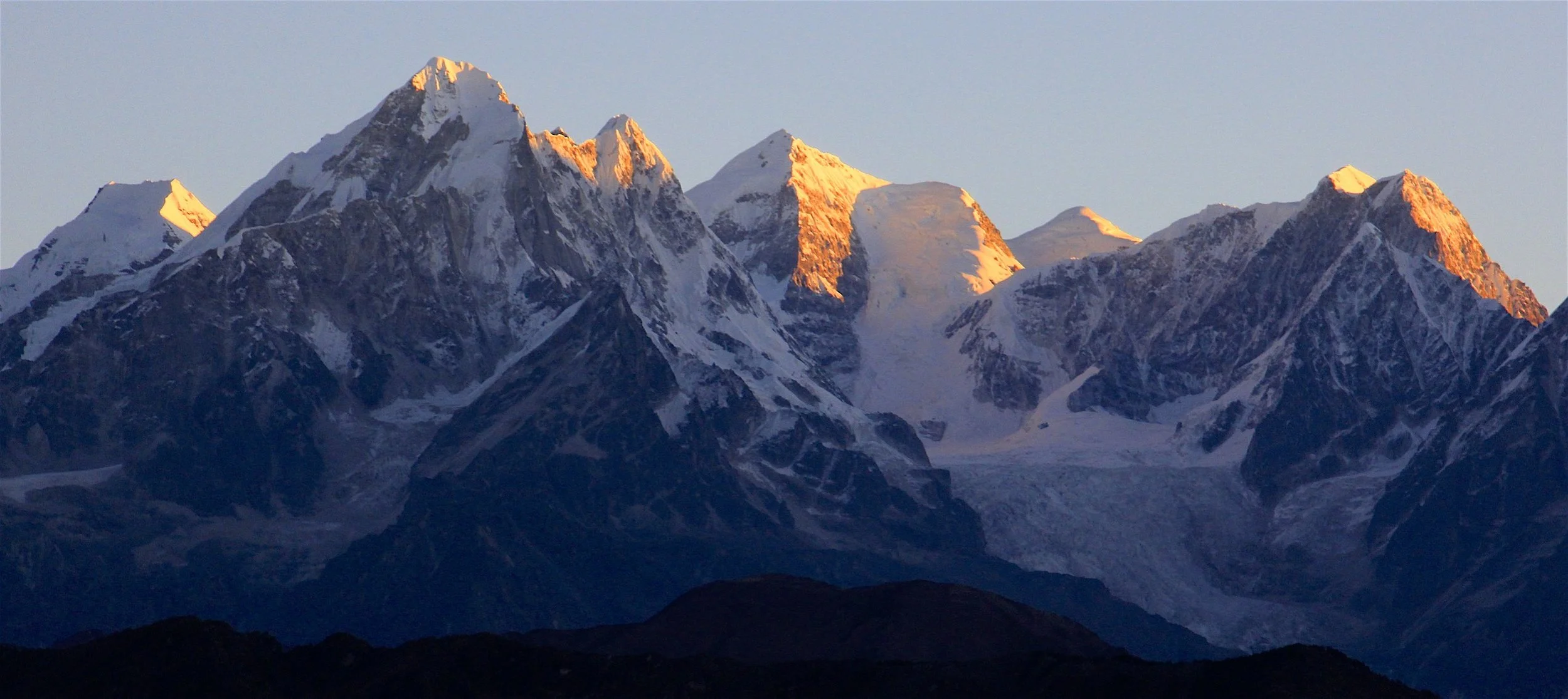 The Jugal Range in the morning glow