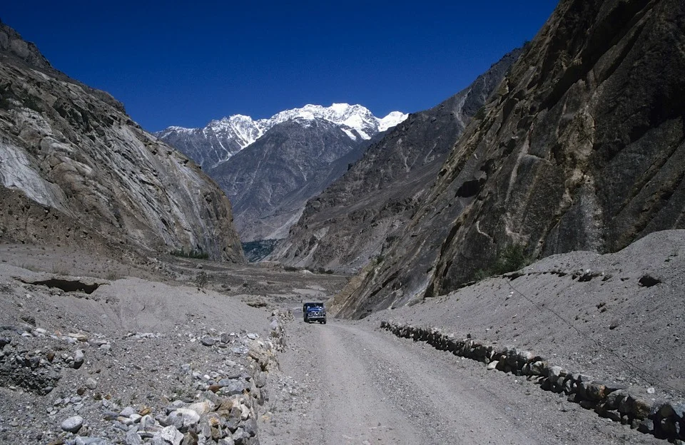 The road from Skardu to Askole