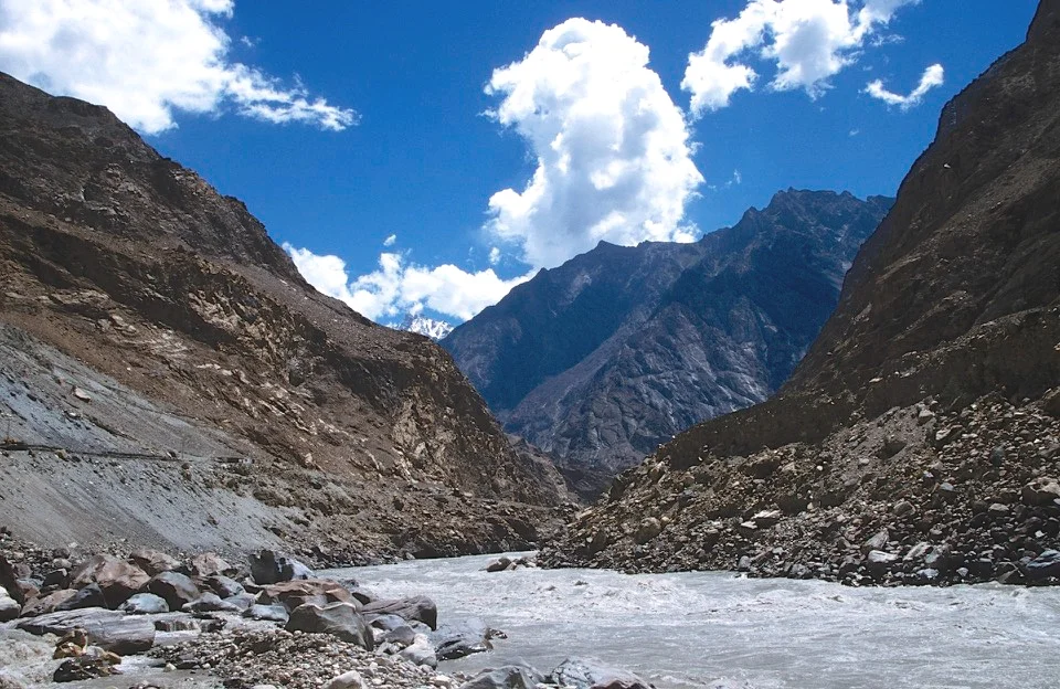 Along the KKH Highway and the Indus river