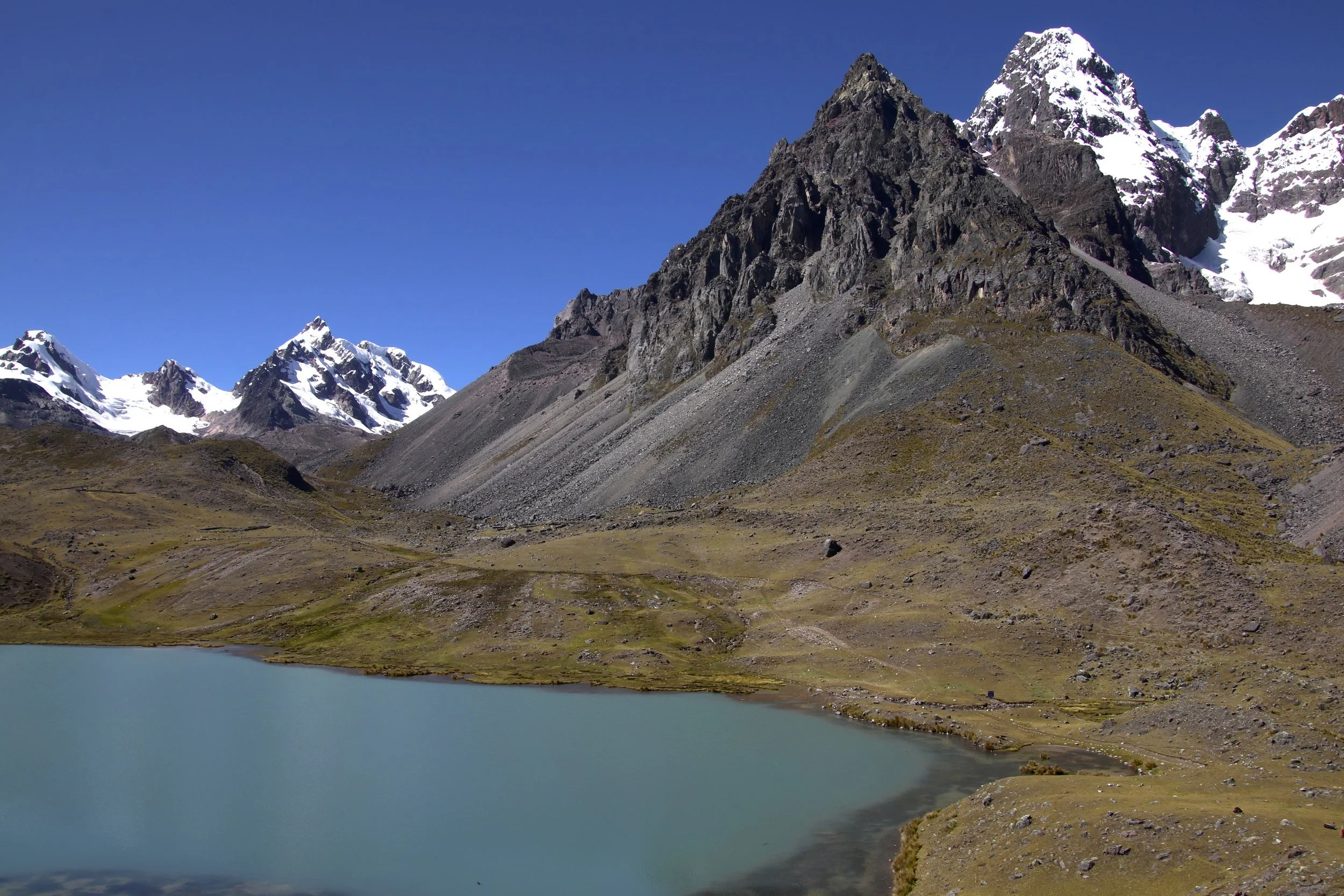 Beautiful lakes and Ausangate
